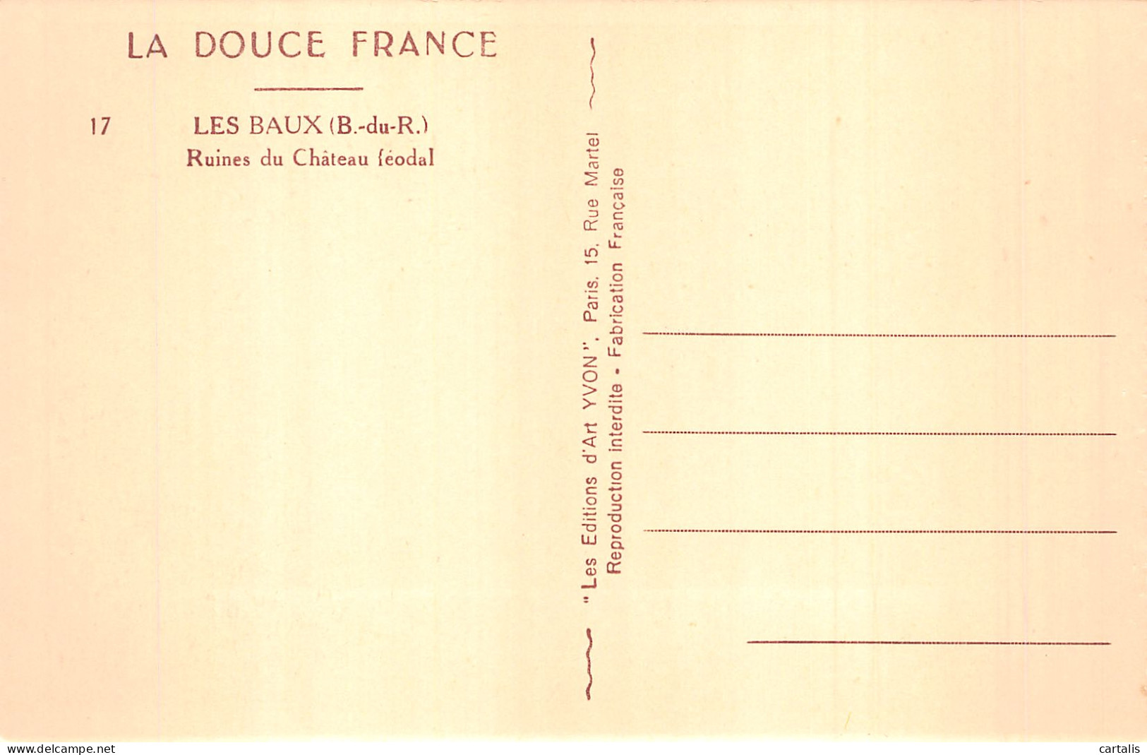 13-LES BAUX -N° 4430-H/0237 - Les-Baux-de-Provence