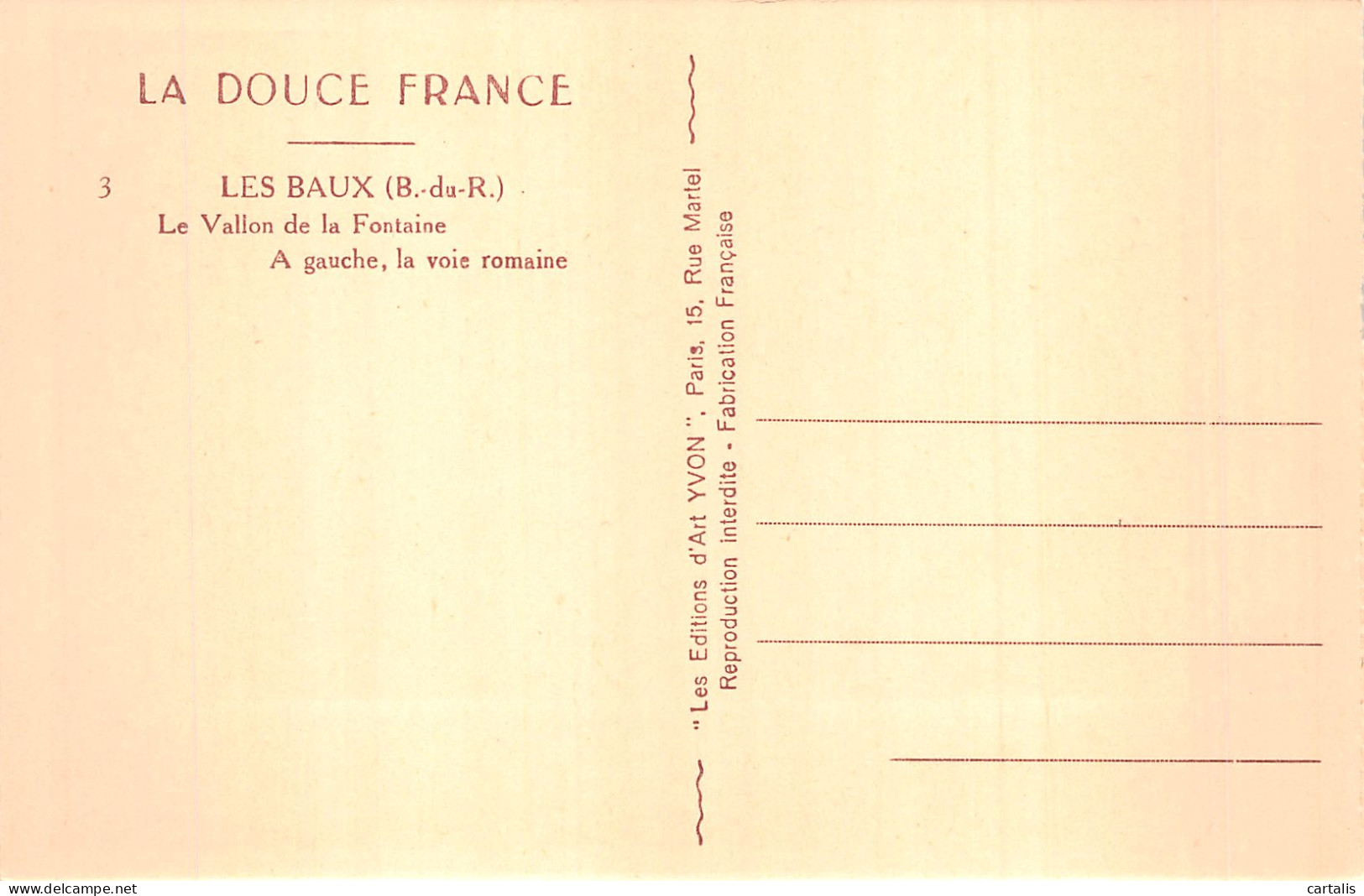 13-LES BAUX -N° 4430-H/0233 - Les-Baux-de-Provence