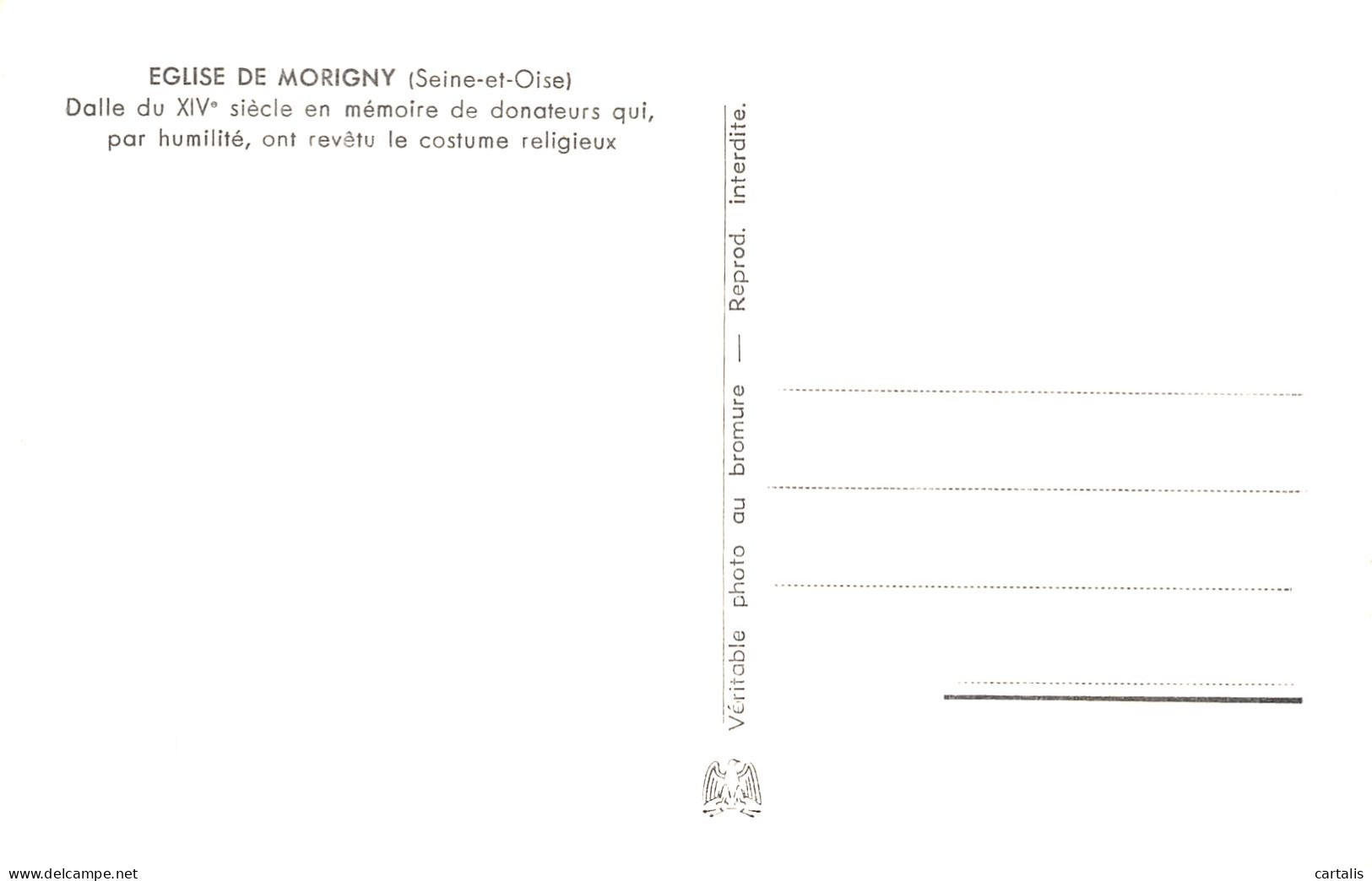 91-MORIGNY-N° 4430-H/0007 - Other & Unclassified