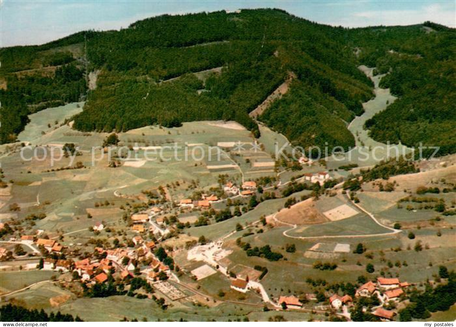 73725648 Marzell Blick Zum Hochblauen Fliegeraufnahme Marzell - Sonstige & Ohne Zuordnung