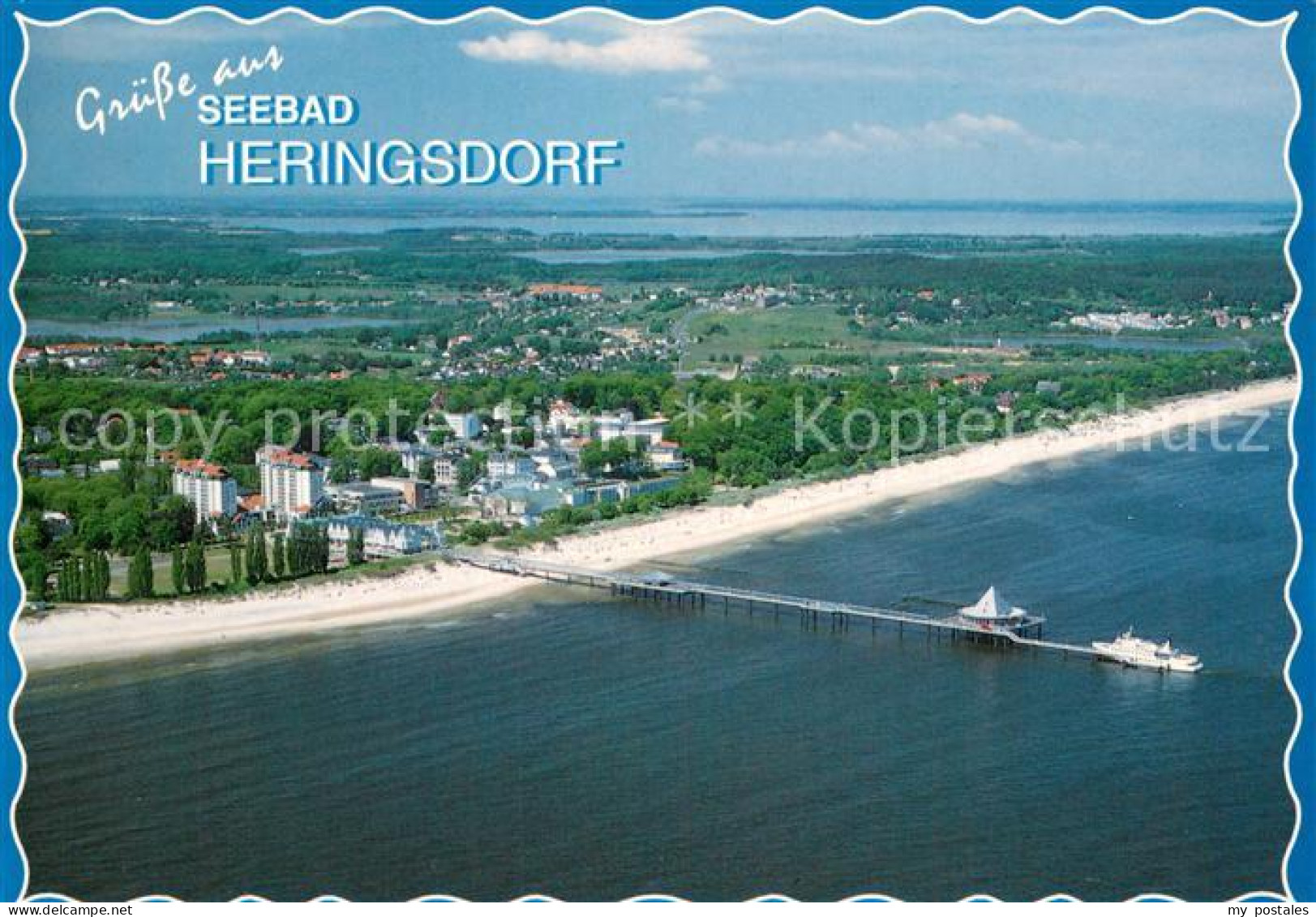 73725647 Heringsdorf Ostseebad Usedom Fliegeraufnahme Heringsdorf Ostseebad - Sonstige & Ohne Zuordnung