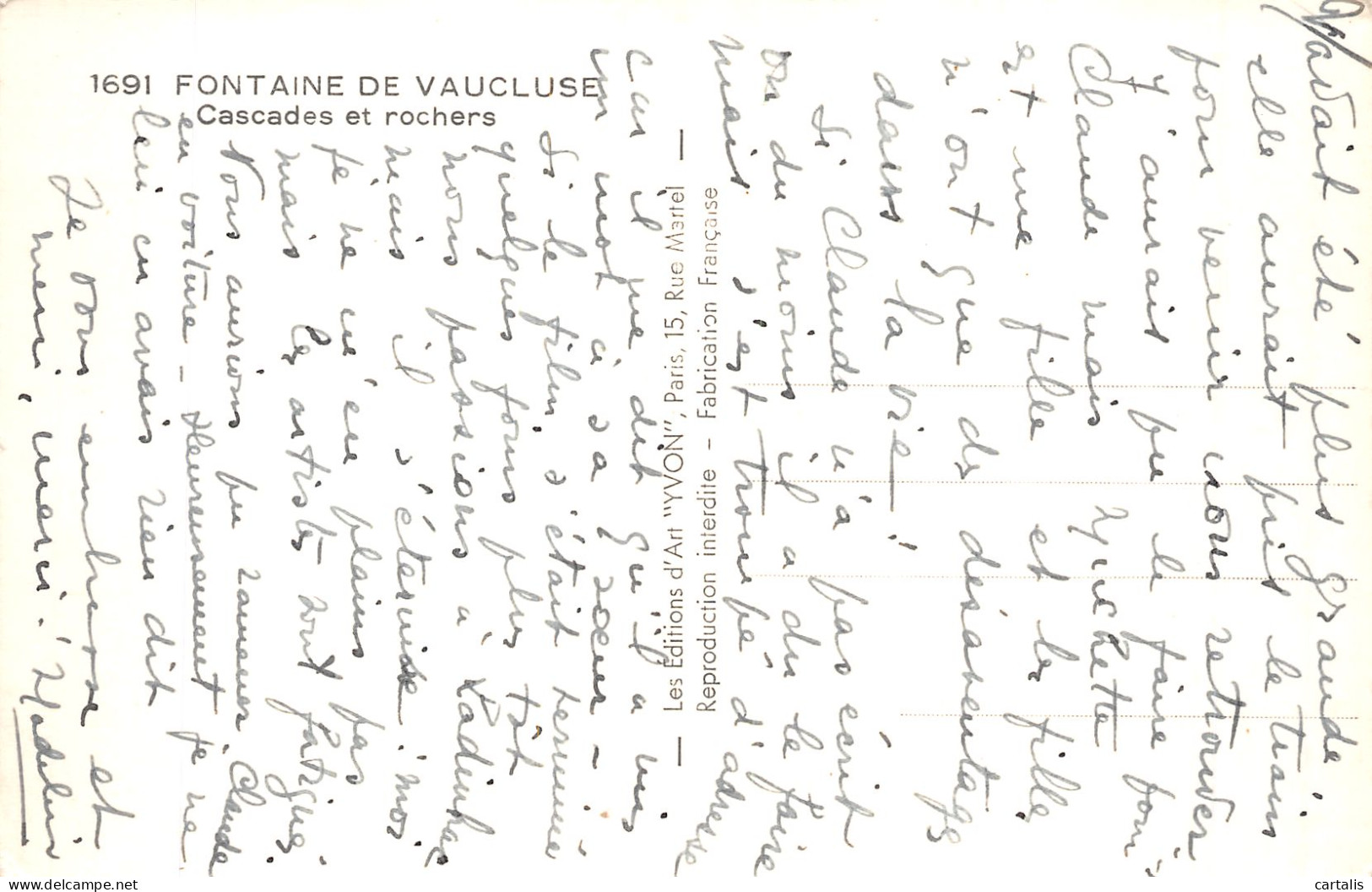 84-FONTAINE DE VAUCLUSE-N° 4430-G/0123 - Other & Unclassified