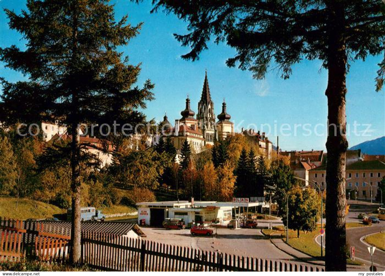 73725638 Mariazell Steiermark Autobusbahnhof Kirche Mariazell Steiermark - Altri & Non Classificati