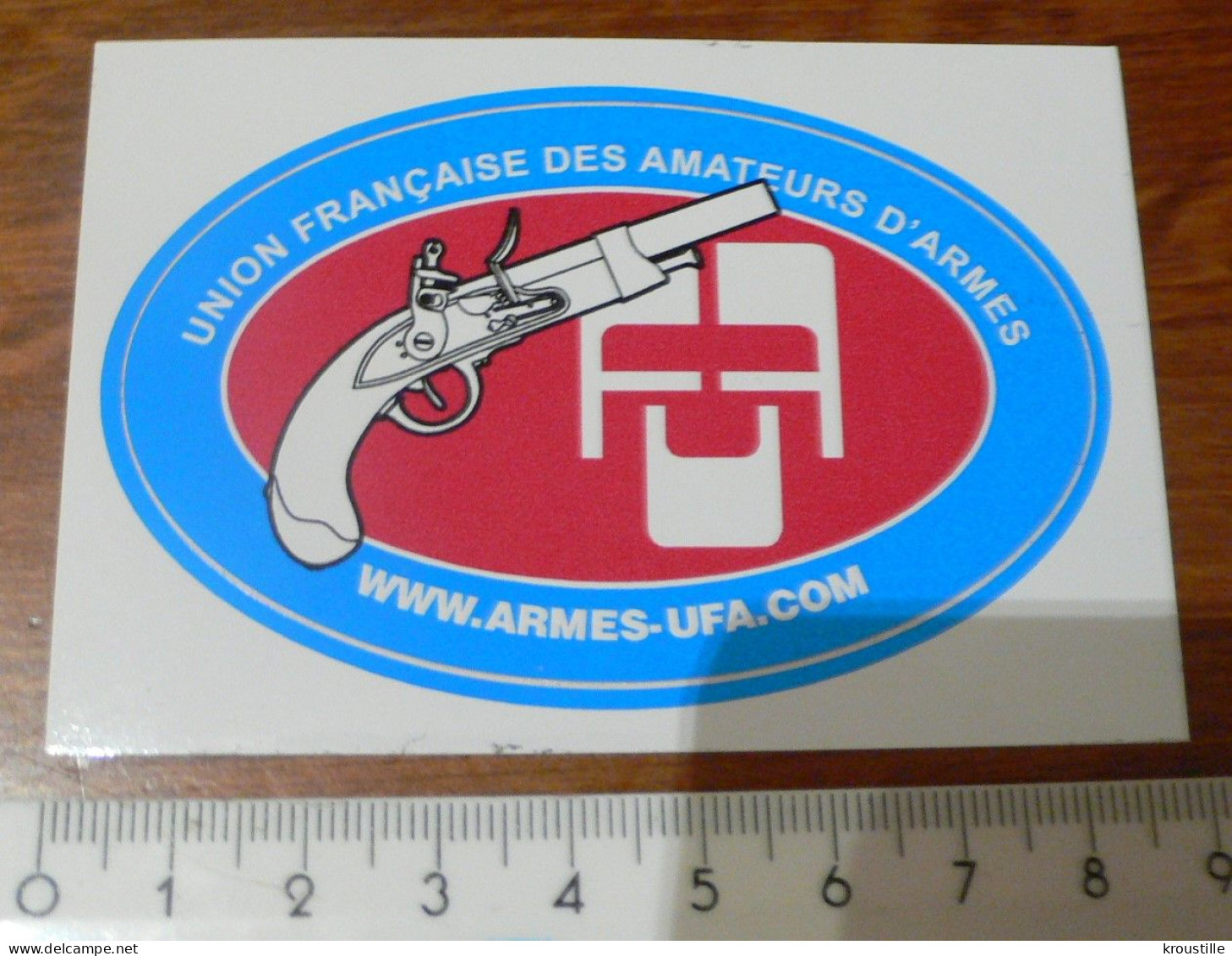 THEME ARMES : AUTOCOLLANT UFA - Stickers