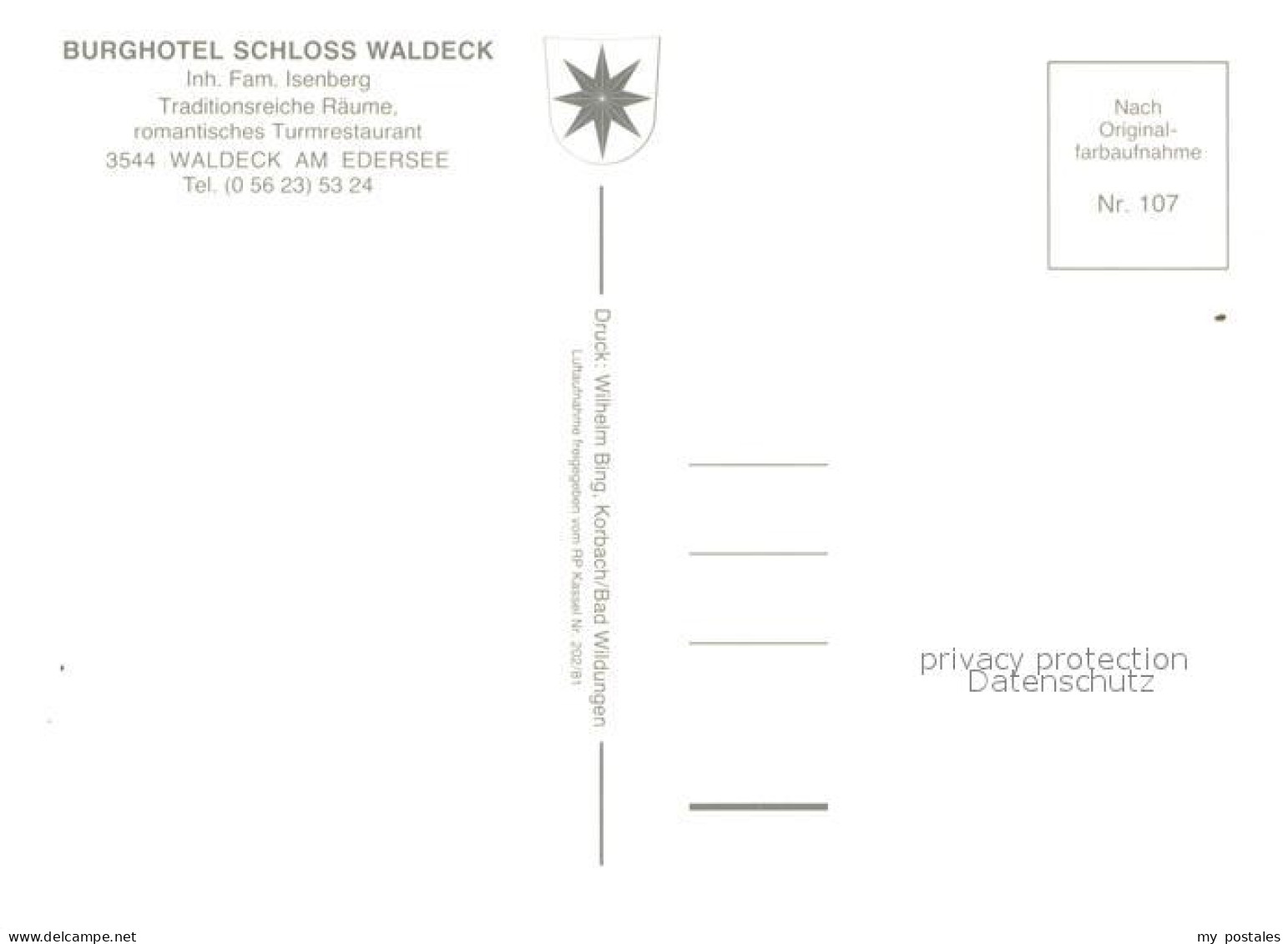 73725620 Waldeck Edersee Burghotel Schloss Waldeck Fliegeraufnahme Waldeck Eders - Altri & Non Classificati