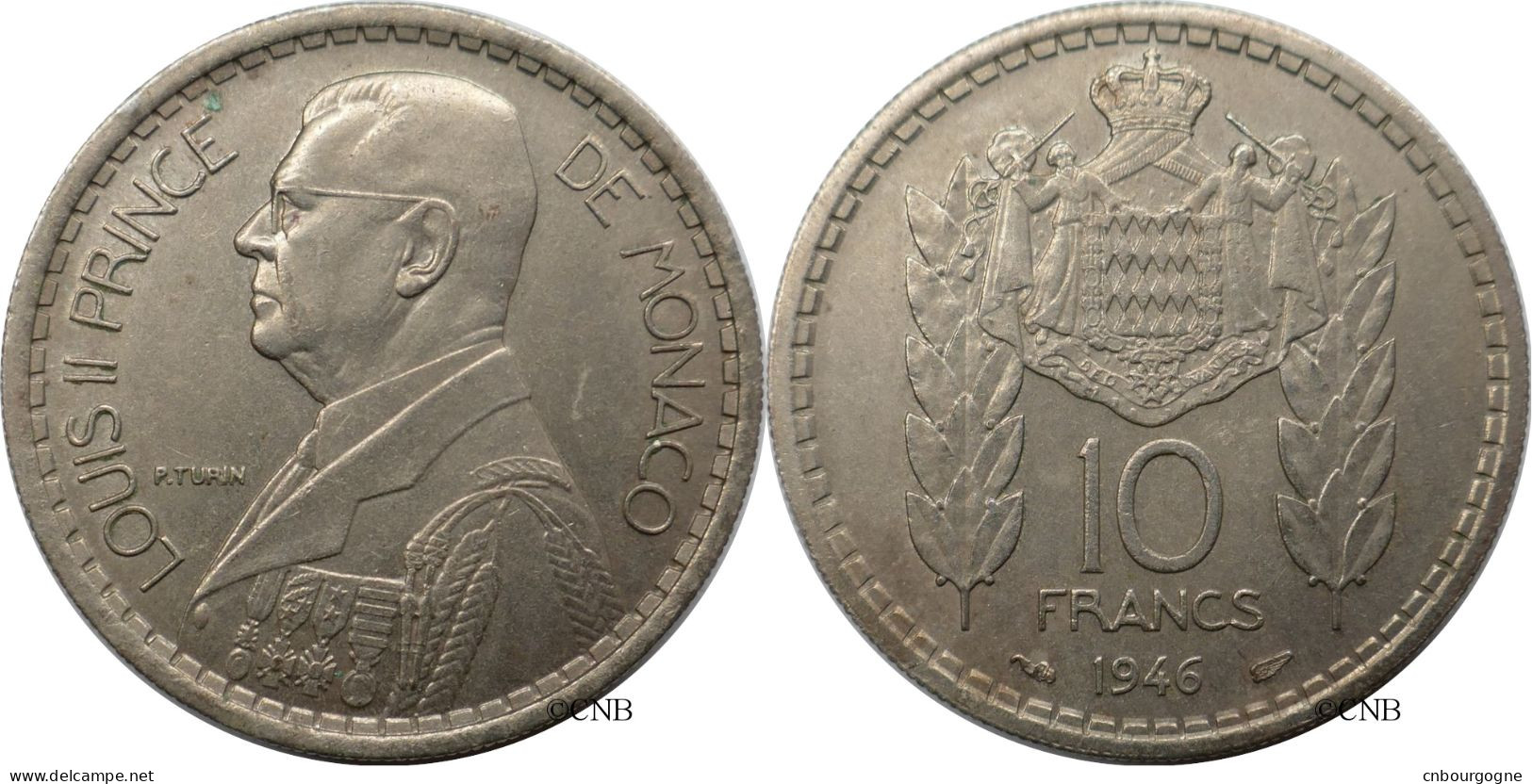 Monaco - Principauté - Louis II - 10 Francs 1946 - TTB+/AU50 - Mon6751 - 1922-1949 Luigi II