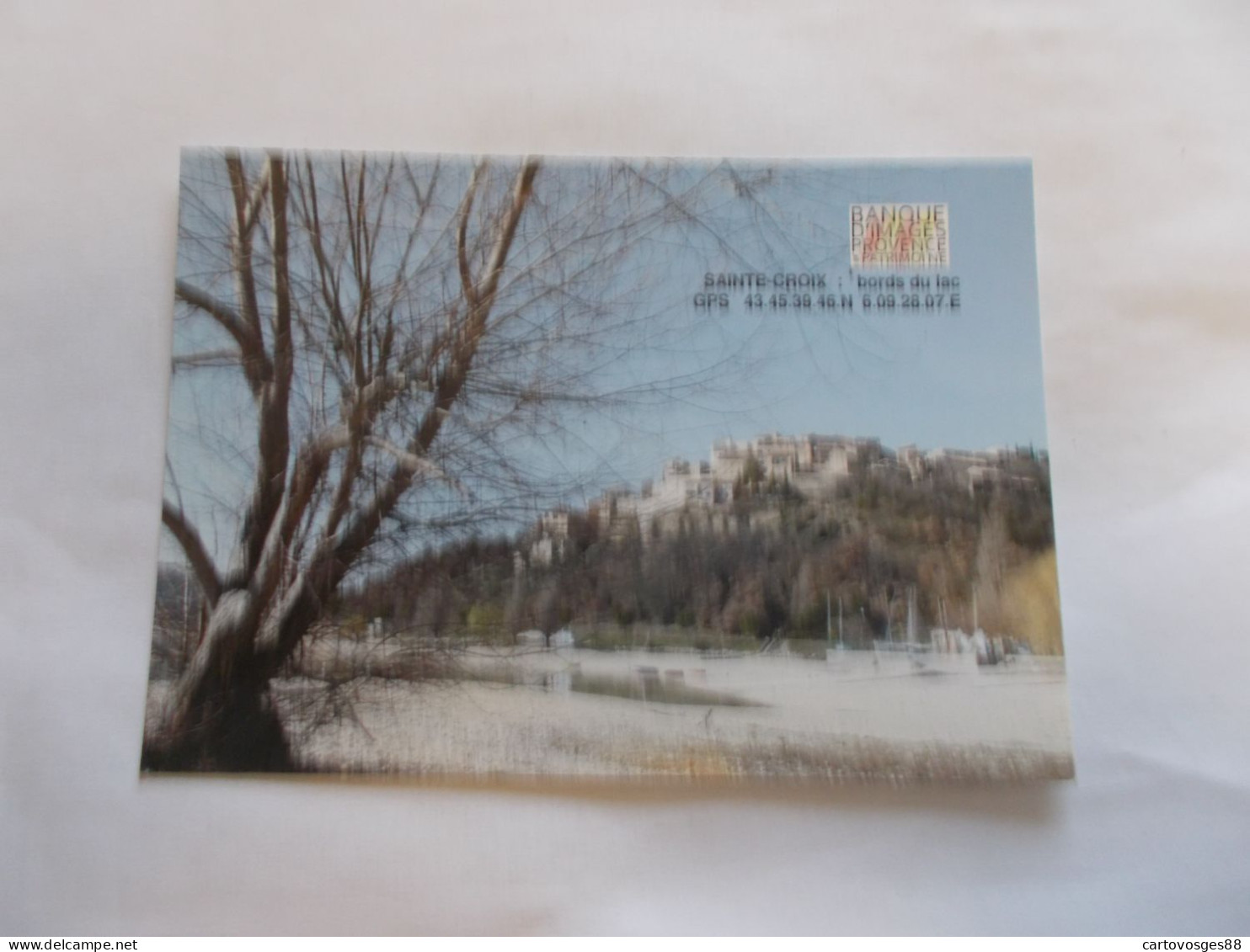 SAINTE CROIX  ( 04 Alpes De Haute Provence )  LES BORDS DU LAC ET LE VILLAGE - Sonstige & Ohne Zuordnung