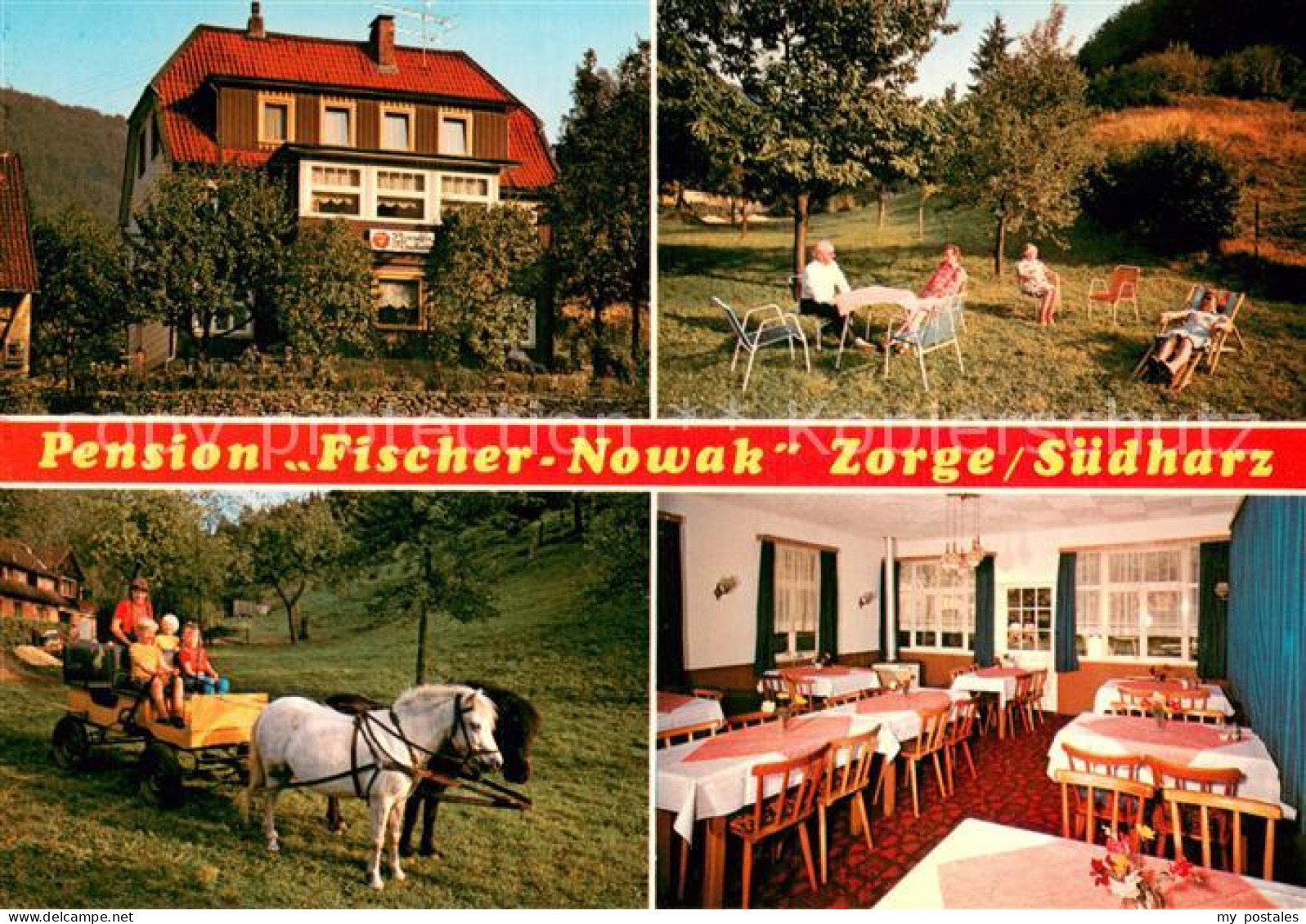 73725563 Zorge Pension Fischer Nowak Gastraum Garten Ponywagen Zorge - Andere & Zonder Classificatie