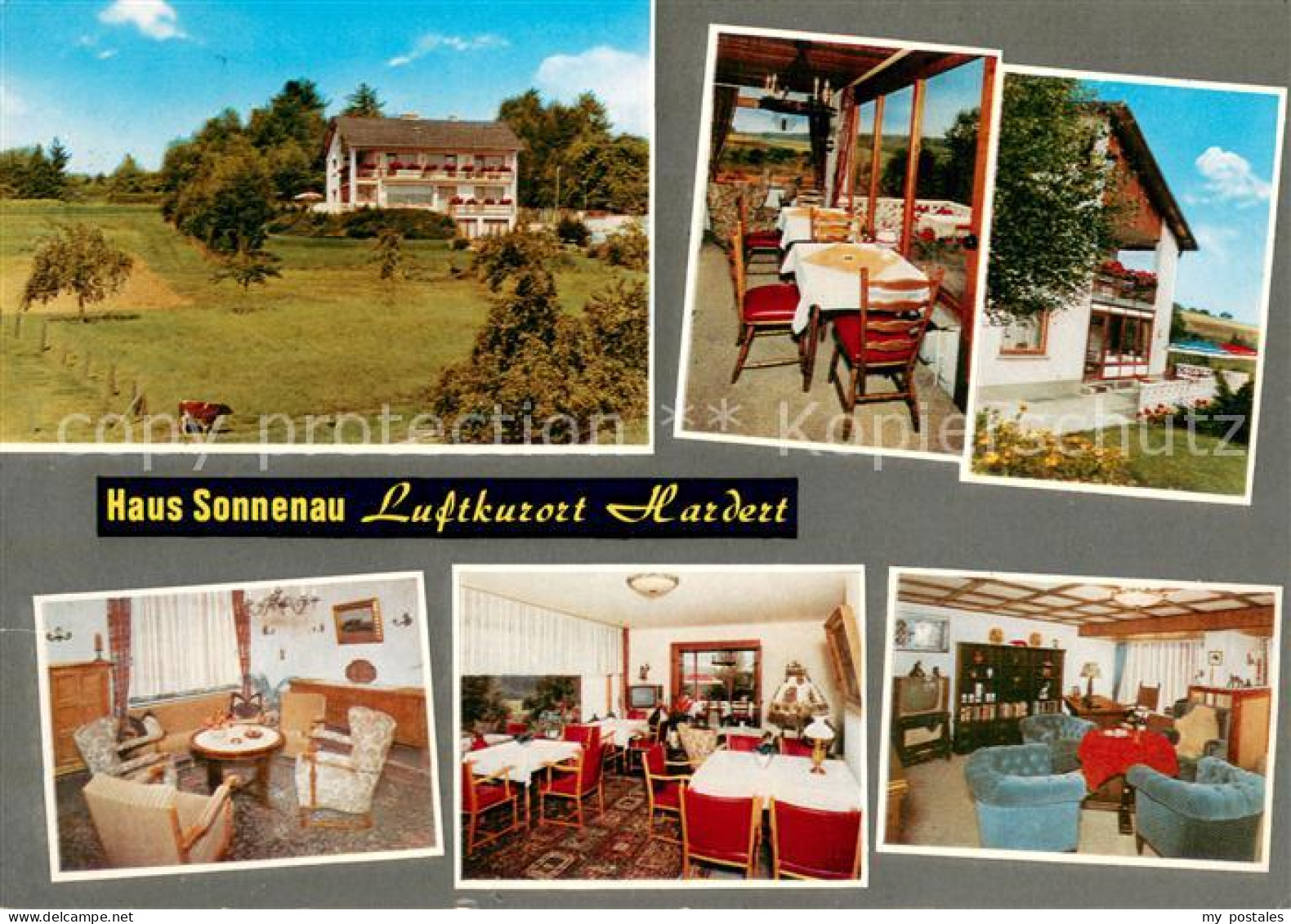 73725554 Hardert Hotel Haus Sonnenau Restaurant Naturpark Rhein-Westerwald Harde - Autres & Non Classés