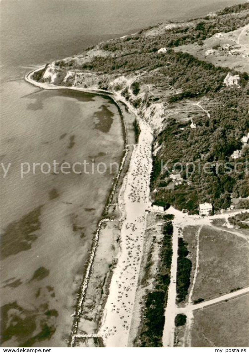 73725460 Insel Hiddensee Steilkueste Mit Badestrand Von Kloster Fliegeraufnahme  - Sonstige & Ohne Zuordnung