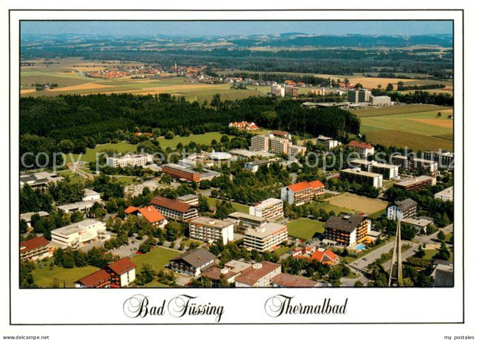 73725457 Bad Fuessing Thermalbad Mineral Heilquellen Fliegeraufnahme Bad Fuessin - Bad Füssing