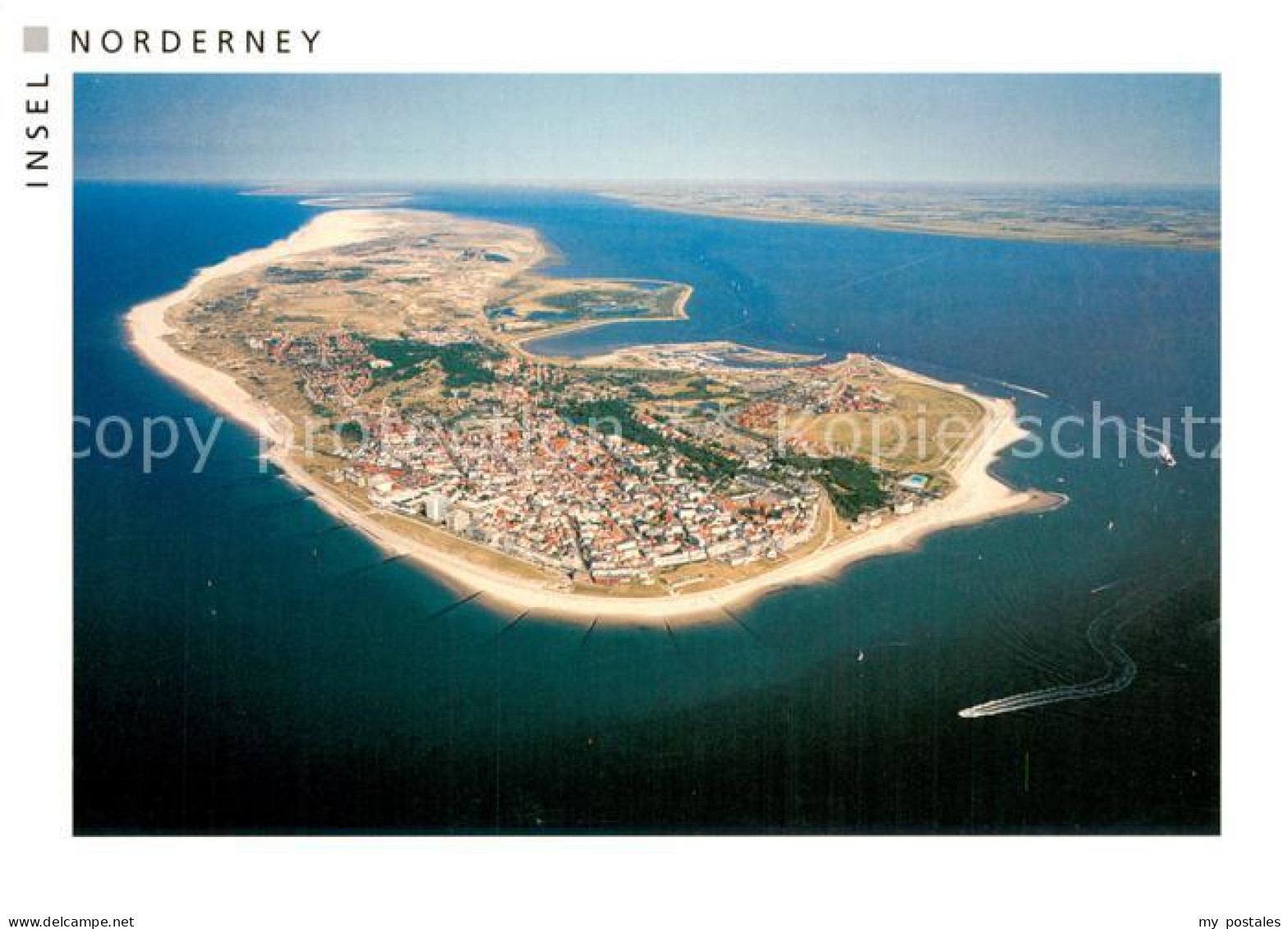 73725440 Norderney Nordseebad Inselblick Fliegeraufnahme Norderney Nordseebad - Norderney