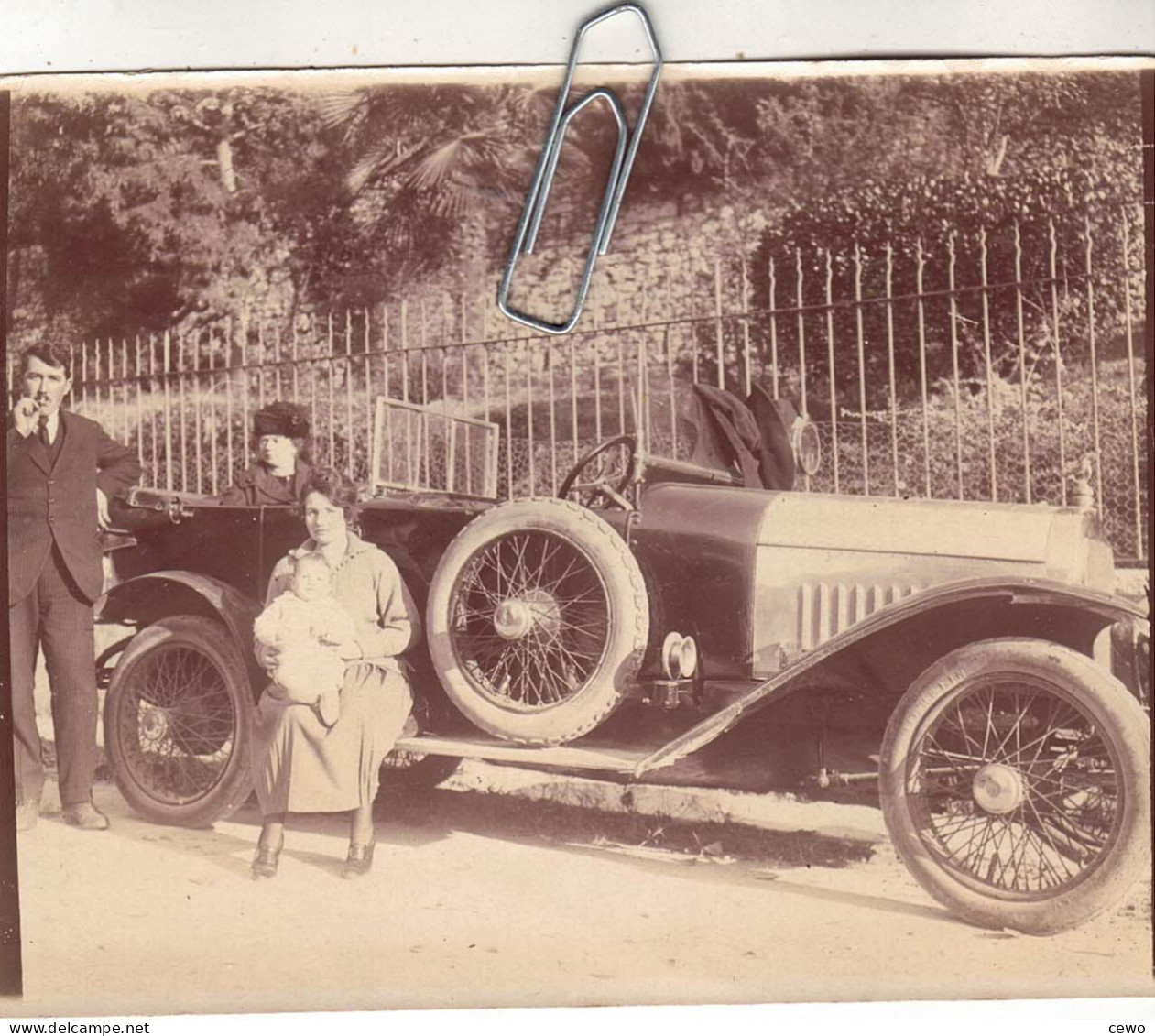 PHOTO  AUTO VOITURE ANCIENNE   A IDENTIFIER - Automobile