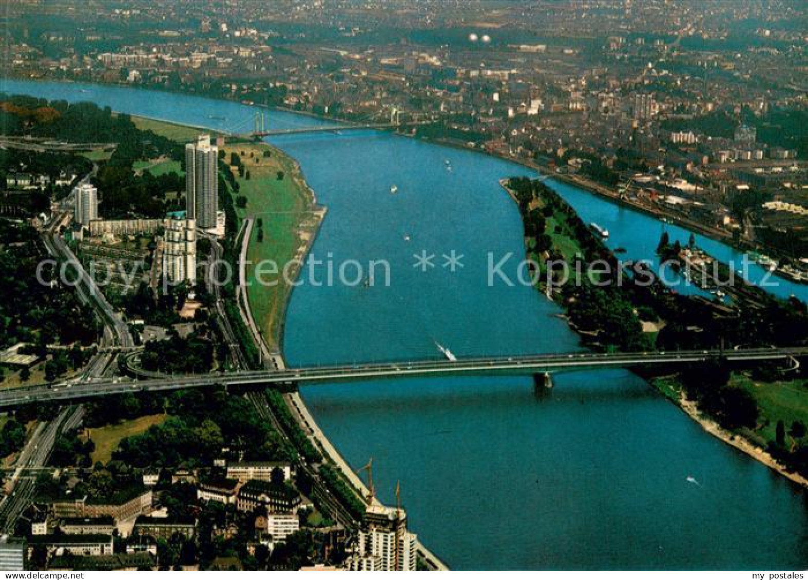 73725419 Koeln Rhein Fliegeraufnahme Koeln Rhein - Köln