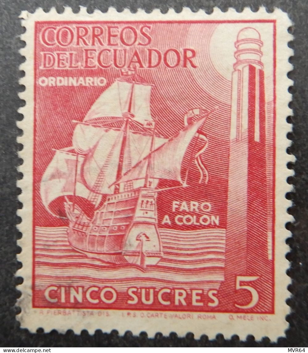 Ecuador 1915 (3) Faro A Colon - Ecuador