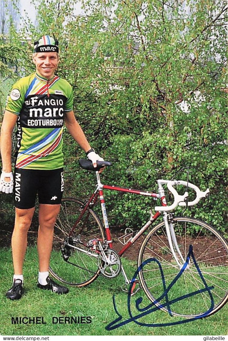 Vélo Coureur Cycliste  Belge Michel Dernies - Team Fangio Marc  - Cycling - Cyclisme - Ciclismo - Wielrennen - Signée - Cycling
