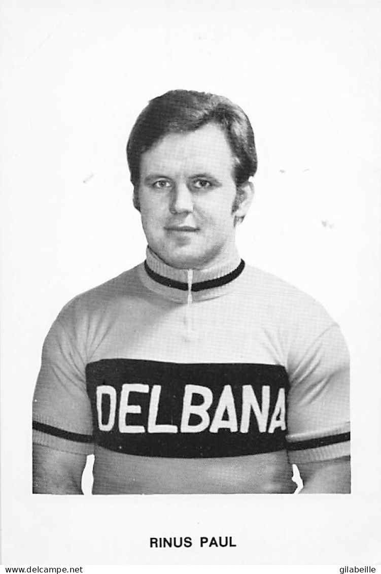Vélo Coureur Cycliste Néerlandais Rinus Paul - Team Delbana   - Cycling - Cyclisme - Ciclismo - Wielrennen  - Cycling