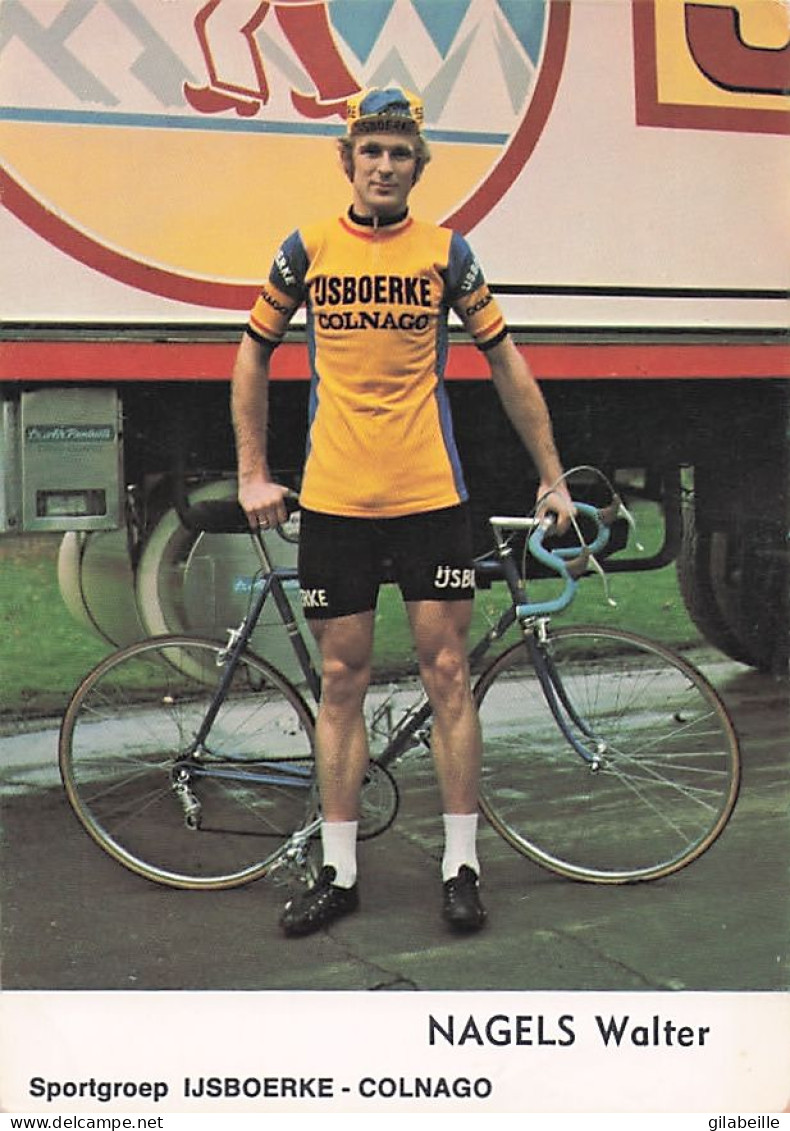 Vélo Coureur Cycliste Belge Walter Nagels - Team Ijsboerke  - Cycling - Cyclisme - Ciclismo - Wielrennen  - Cyclisme