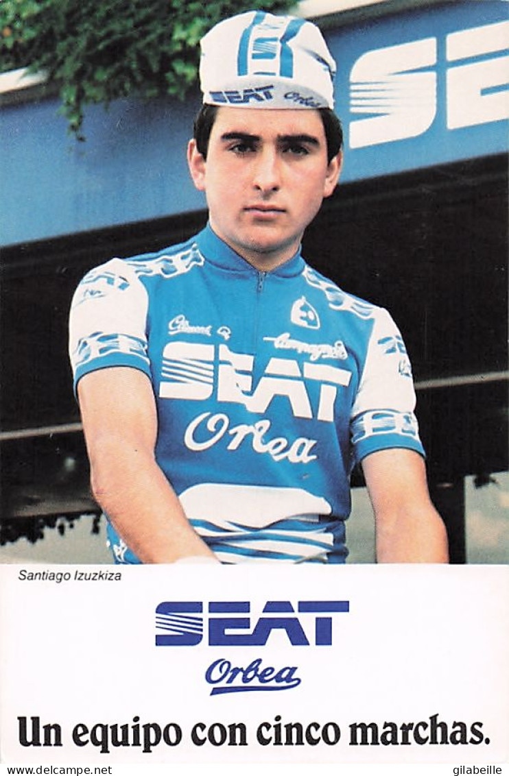 Vélo Coureur Cycliste Espagnol Santiago Izuzkiza - Team Seat   - Cycling - Cyclisme - Ciclismo - Wielrennen  - Cycling