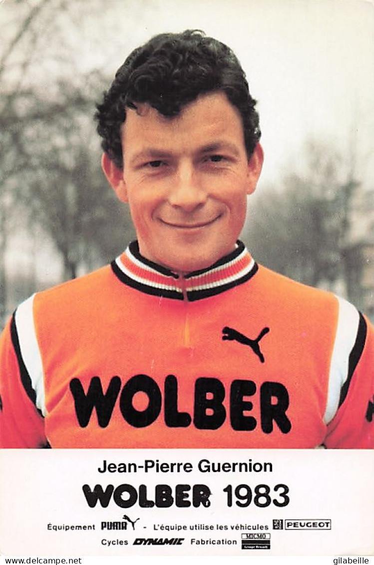 Vélo Coureur Cycliste Francais  Jean Pierre Guernion - Team Wolber   - Cycling - Cyclisme - Ciclismo - Wielrennen  - Wielrennen