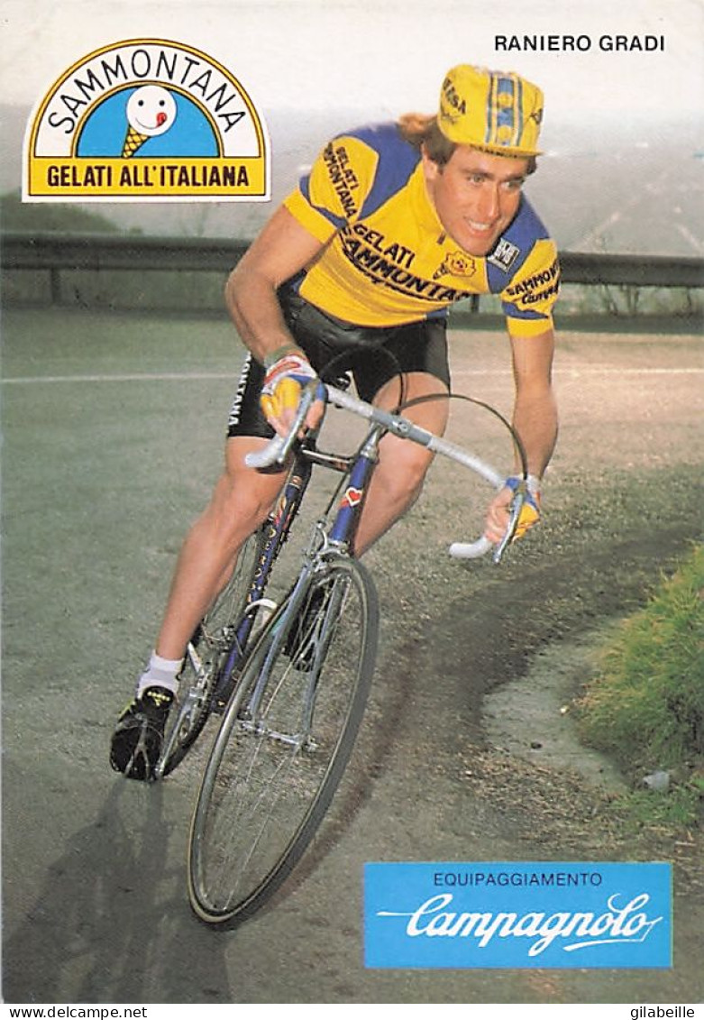 Vélo Coureur Cycliste Italien Raniero Gradi - Squadra Sammontana -  Cycling - Cyclisme - Ciclismo - Wielrennen  - Cycling