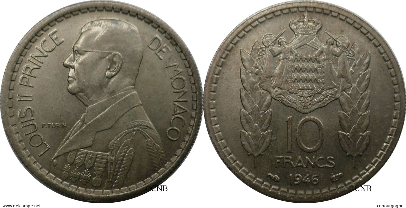 Monaco - Principauté - Louis II - 10 Francs 1946 - SUP/AU55 - Mon6769 - 1922-1949 Luigi II