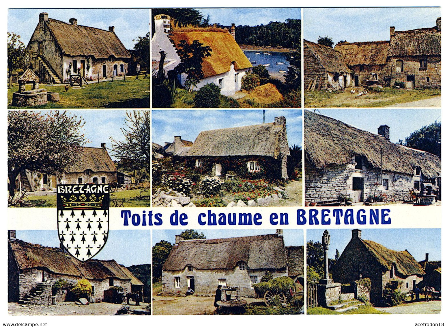 Morbihan - Toits De Chaume En Bretagne - Autres & Non Classés