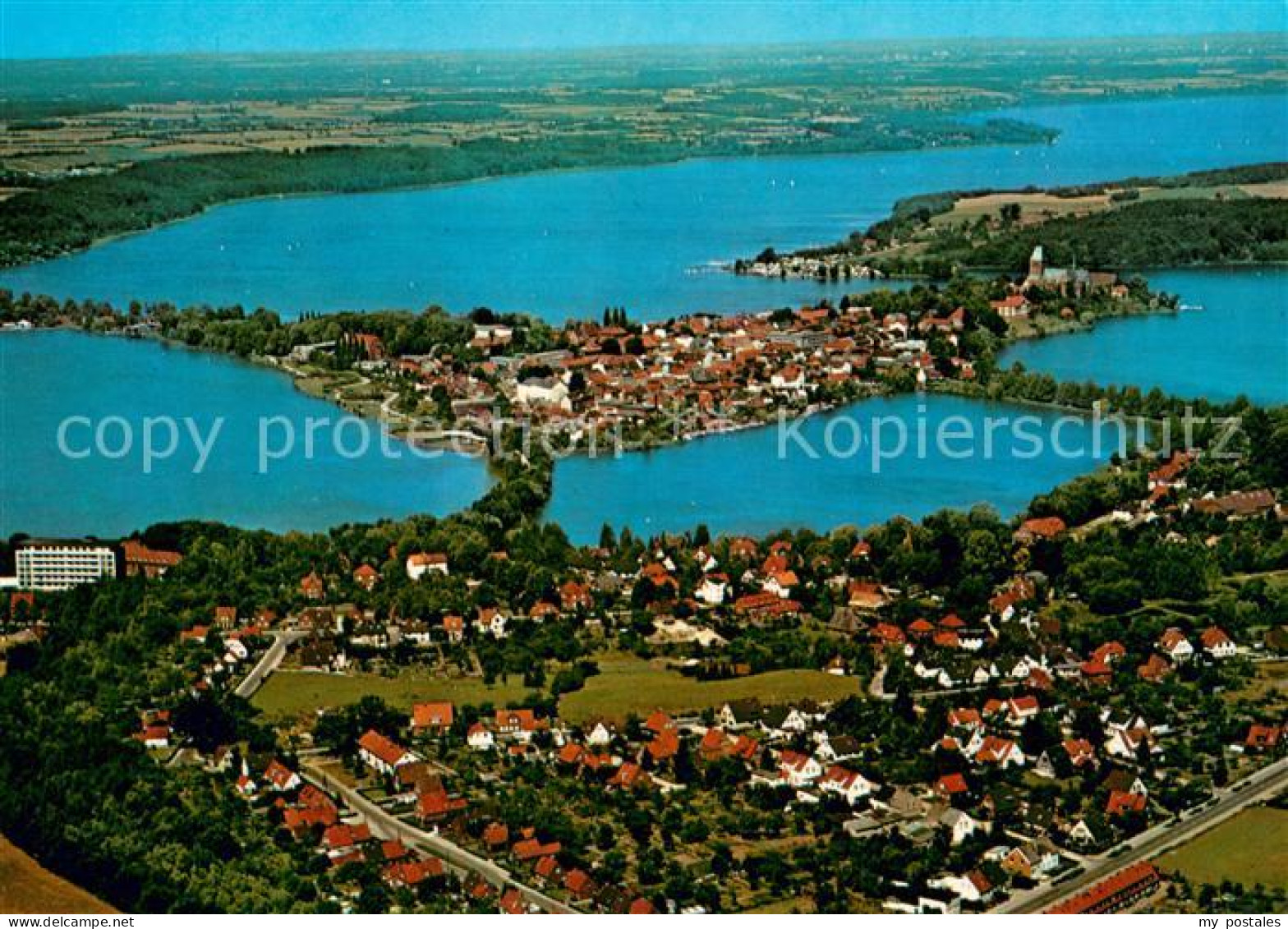 73725394 Ratzeburg Inselstadt Fliegeraufnahme Ratzeburg - Ratzeburg