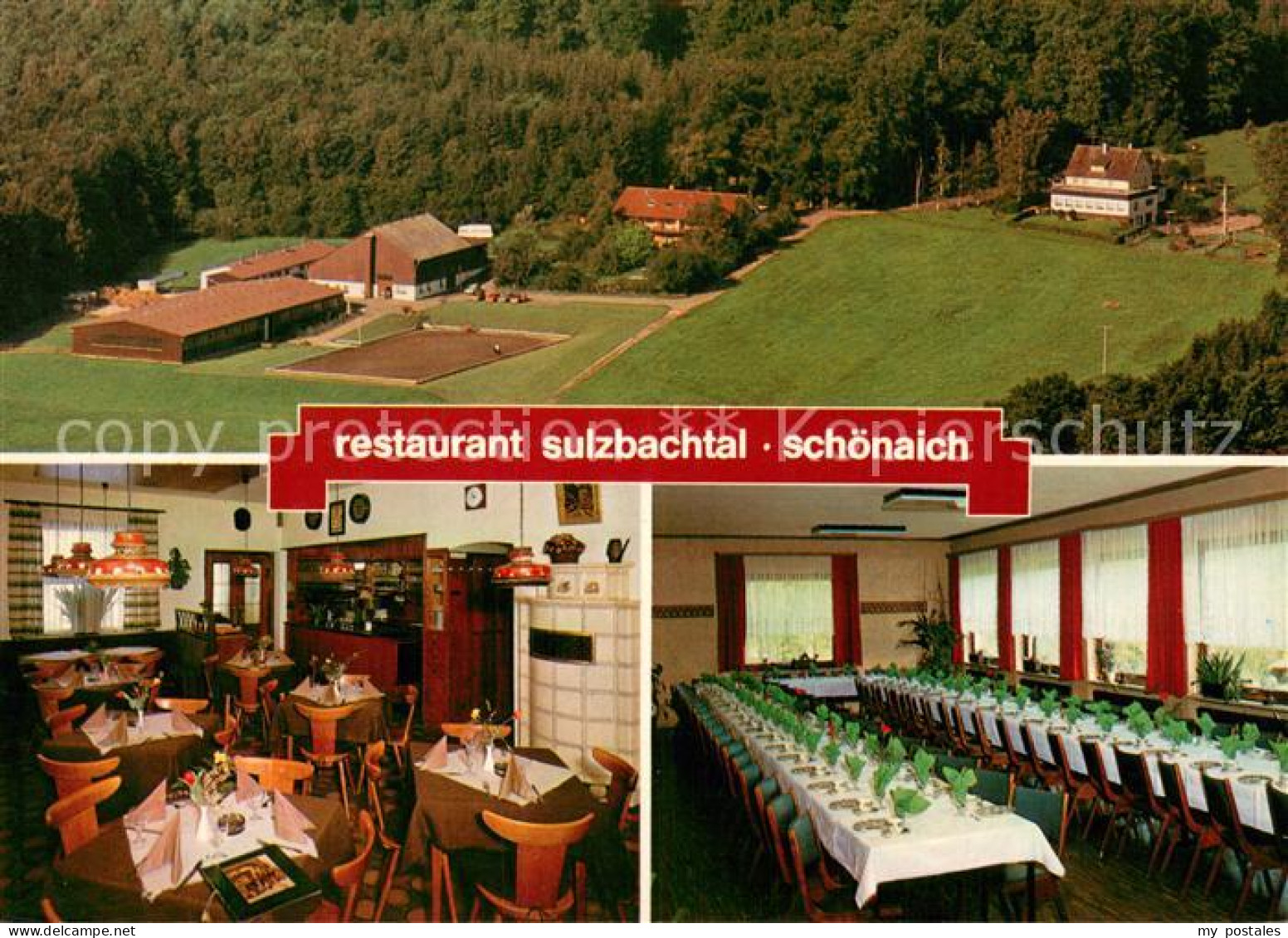 73725389 Schoenaich Wuerttemberg Restaurant Sulzbachtal Gaststube Speisesaal Sch - Sonstige & Ohne Zuordnung