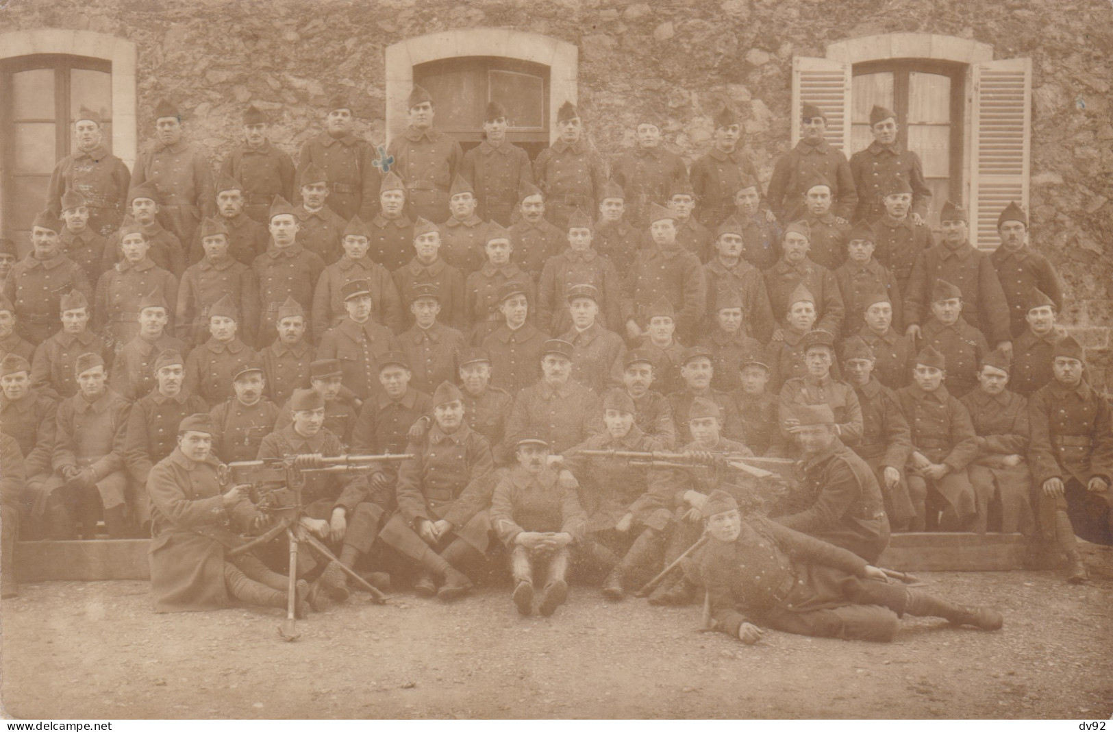 VAL DE MARNE NOGENT SUR MARNE 23 EME REGIMENT D INFANTERIE COLONIALE 3EME COMPAGNIE CARTE PHOTO - Nogent Sur Marne