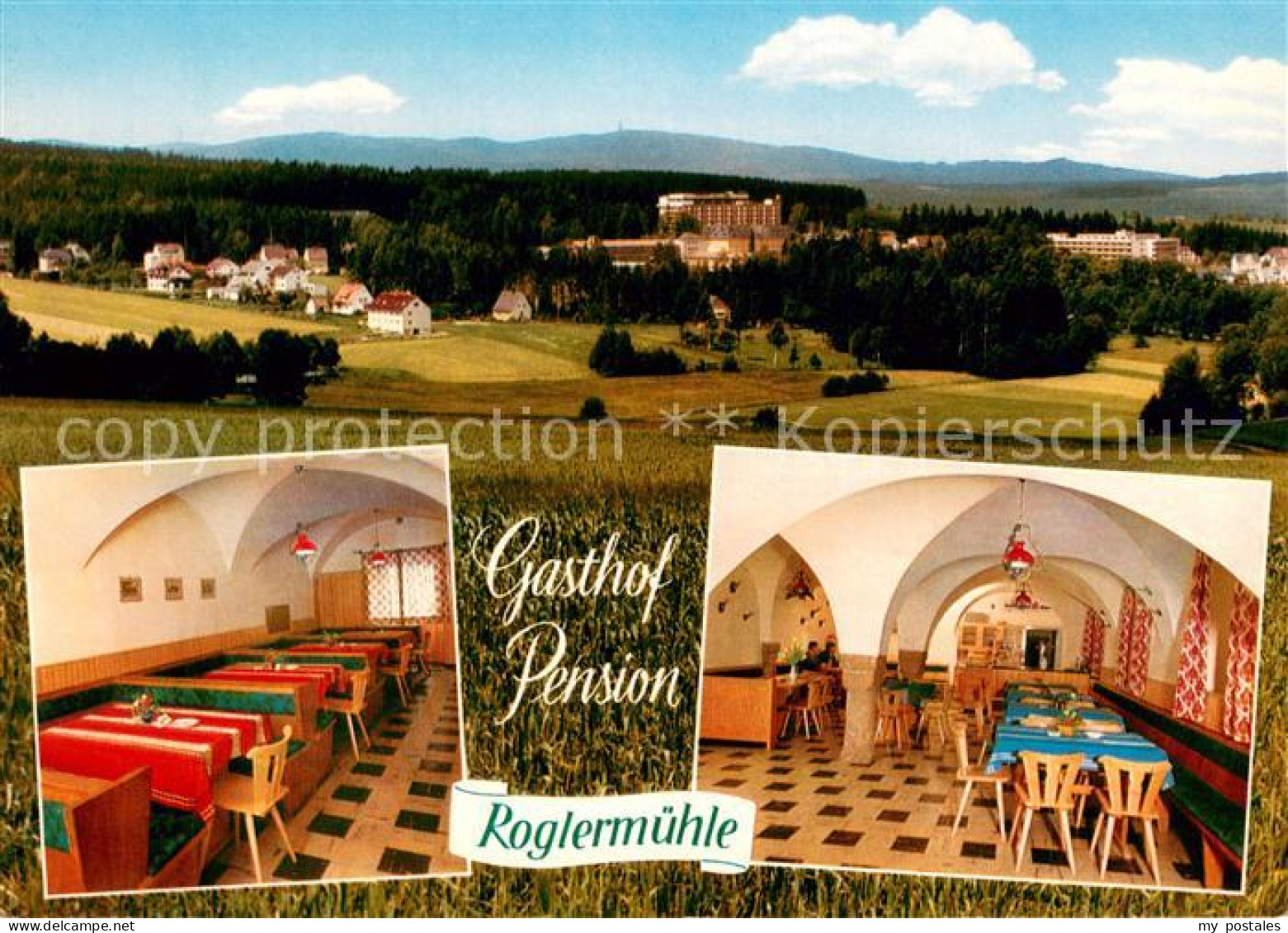 73725381 Alexandersbad Bad Gasthof Pension Roglermuehle Gastraeume Panorama Alex - Other & Unclassified