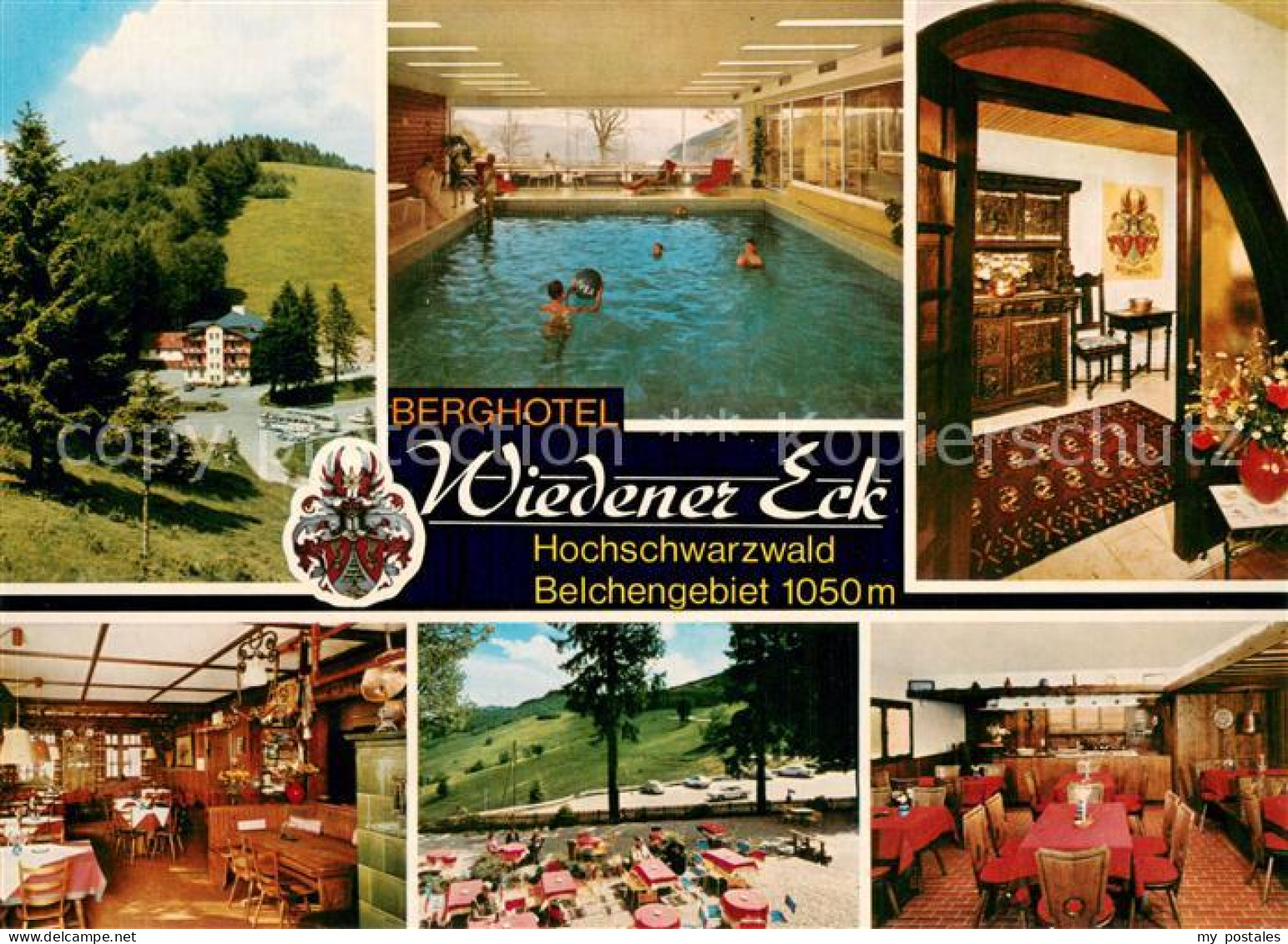 73725367 Wieden Schwarzwald Berghotel Wiedener Eck Hallenbad Gastraeume Freiterr - Other & Unclassified