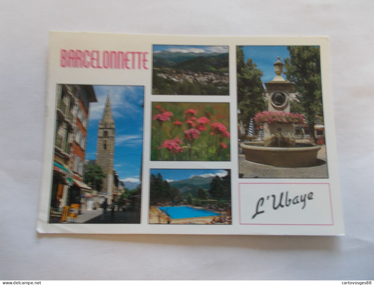 BARCELONNETTE   ( 04 Alpes De Haute Provence ) MULTIVUES  VILLAGE ET VALLEE DE L UBAYE - Barcelonnette