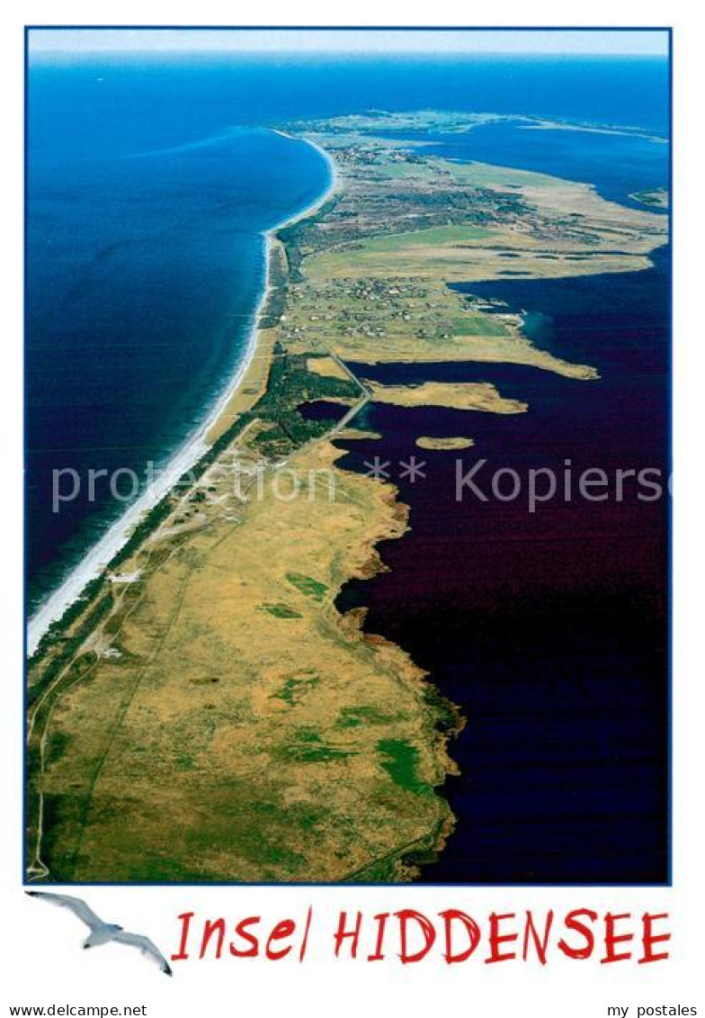 73725343 Insel Hiddensee Fliegeraufnahme Insel Hiddensee - Altri & Non Classificati