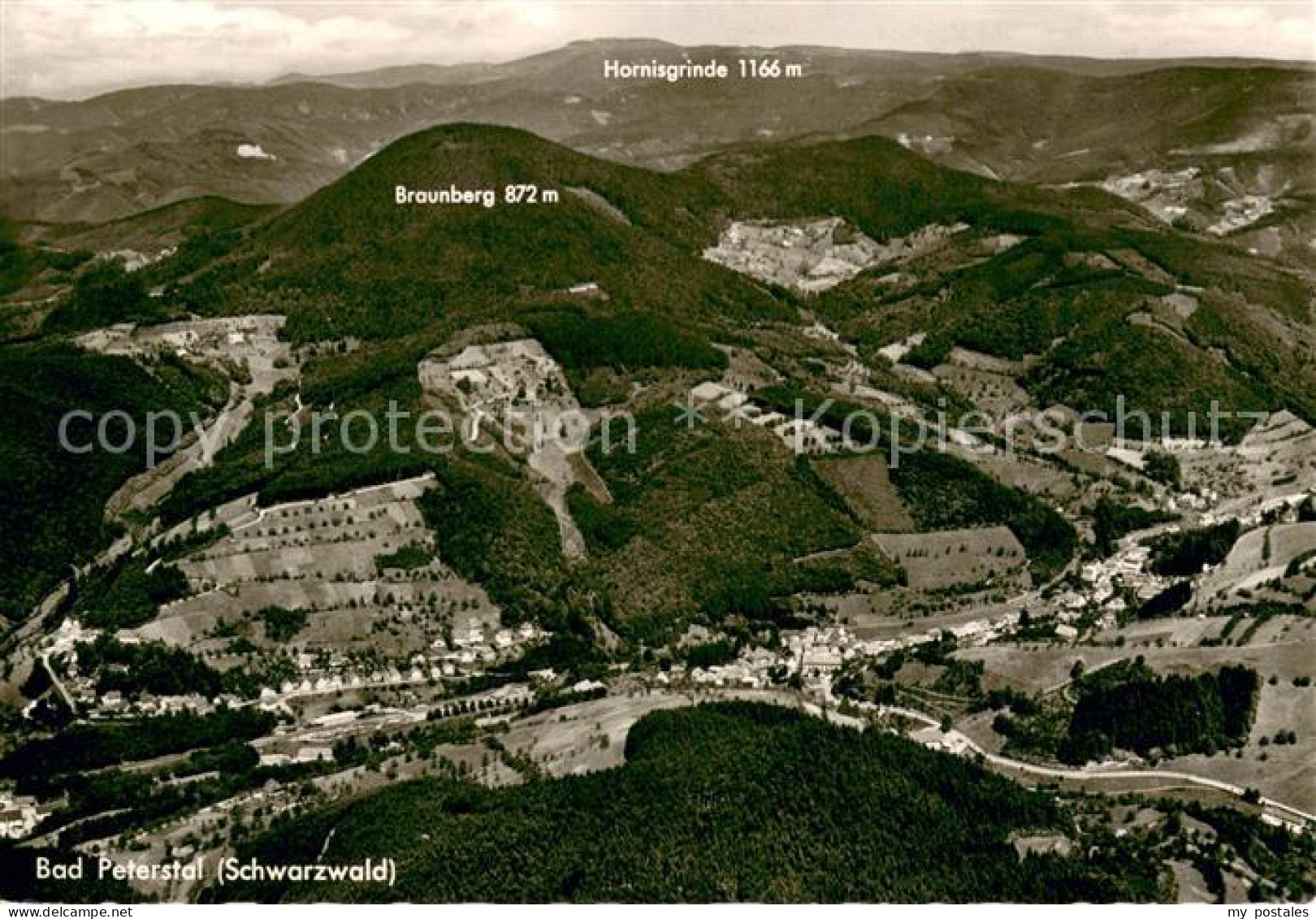 73725339 Bad Peterstal-Griesbach Mineral Und Moorbad Mit Braunberg Und Hornisgri - Sonstige & Ohne Zuordnung