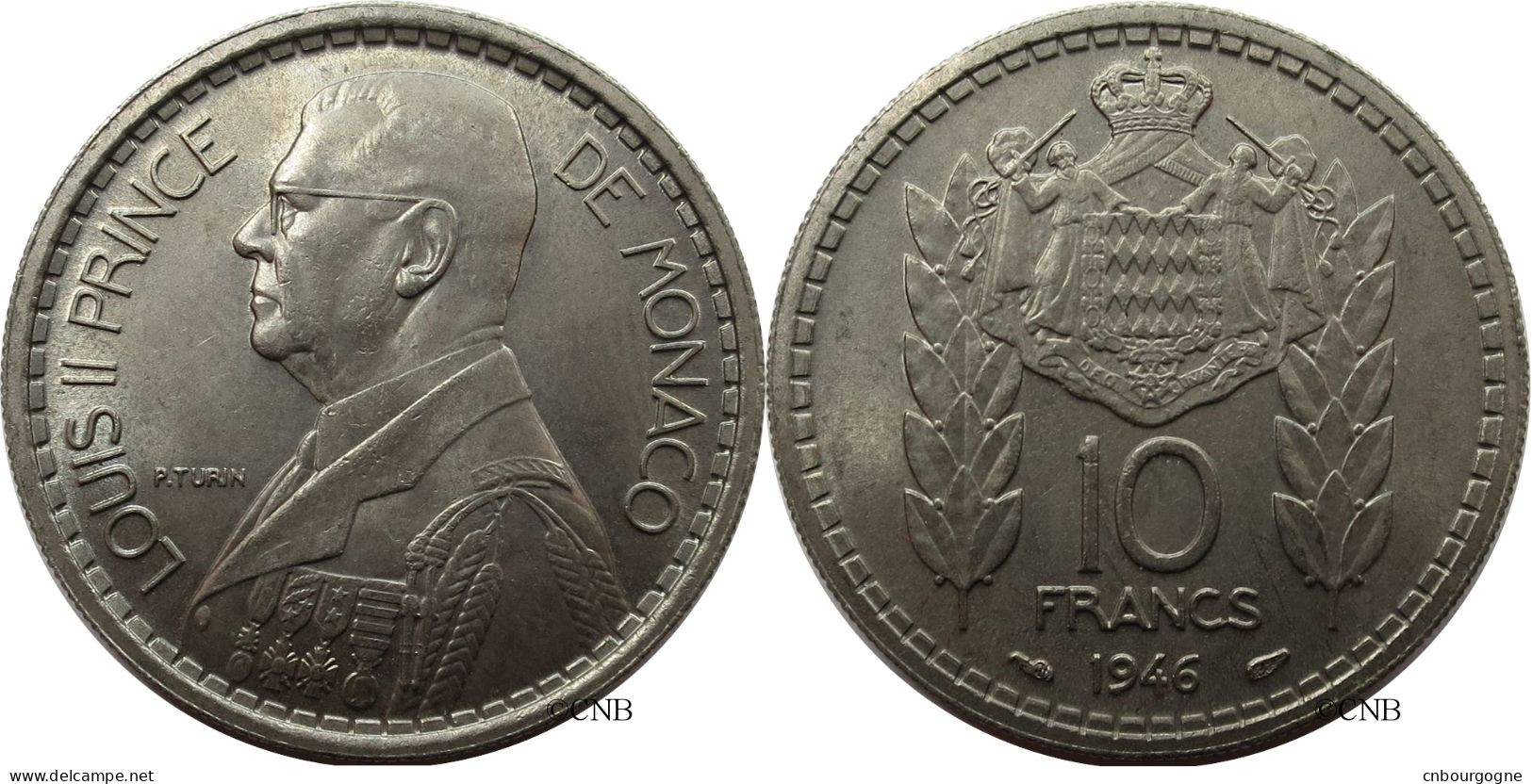 Monaco - Principauté - Louis II - 10 Francs 1946 - SUP/MS60 - Mon4752 - 1922-1949 Louis II.