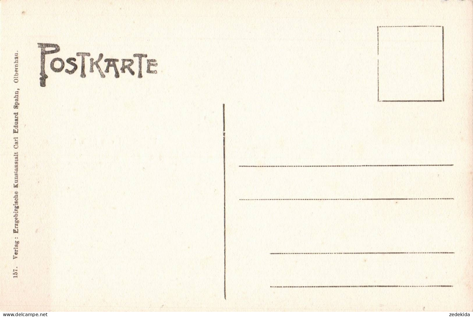 H1769 - Reitzenhain Fleischerei - Carl Eduard Spahn Olbernhau - Marienberg