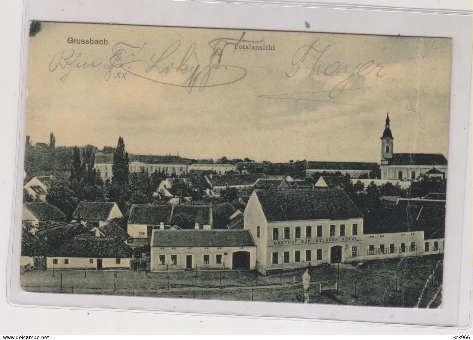 CZECH REPUBLIC GRUSSBACH HRUSOVANY NAD JEVISOFKOU  Nice Postcard - Tschechische Republik