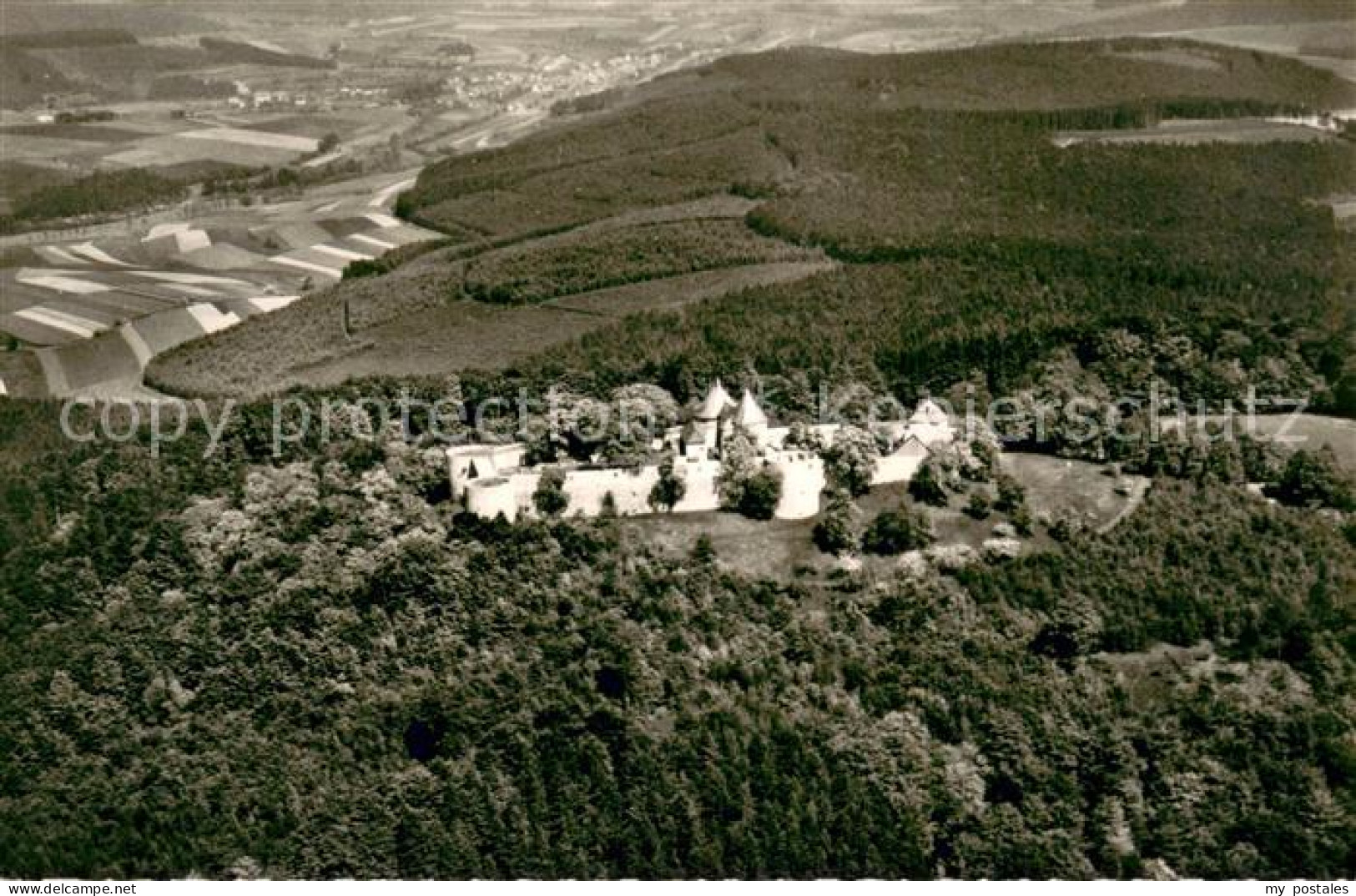 73725307 Burg Herzberg Fliegeraufnahme Burg Herzberg - Altri & Non Classificati