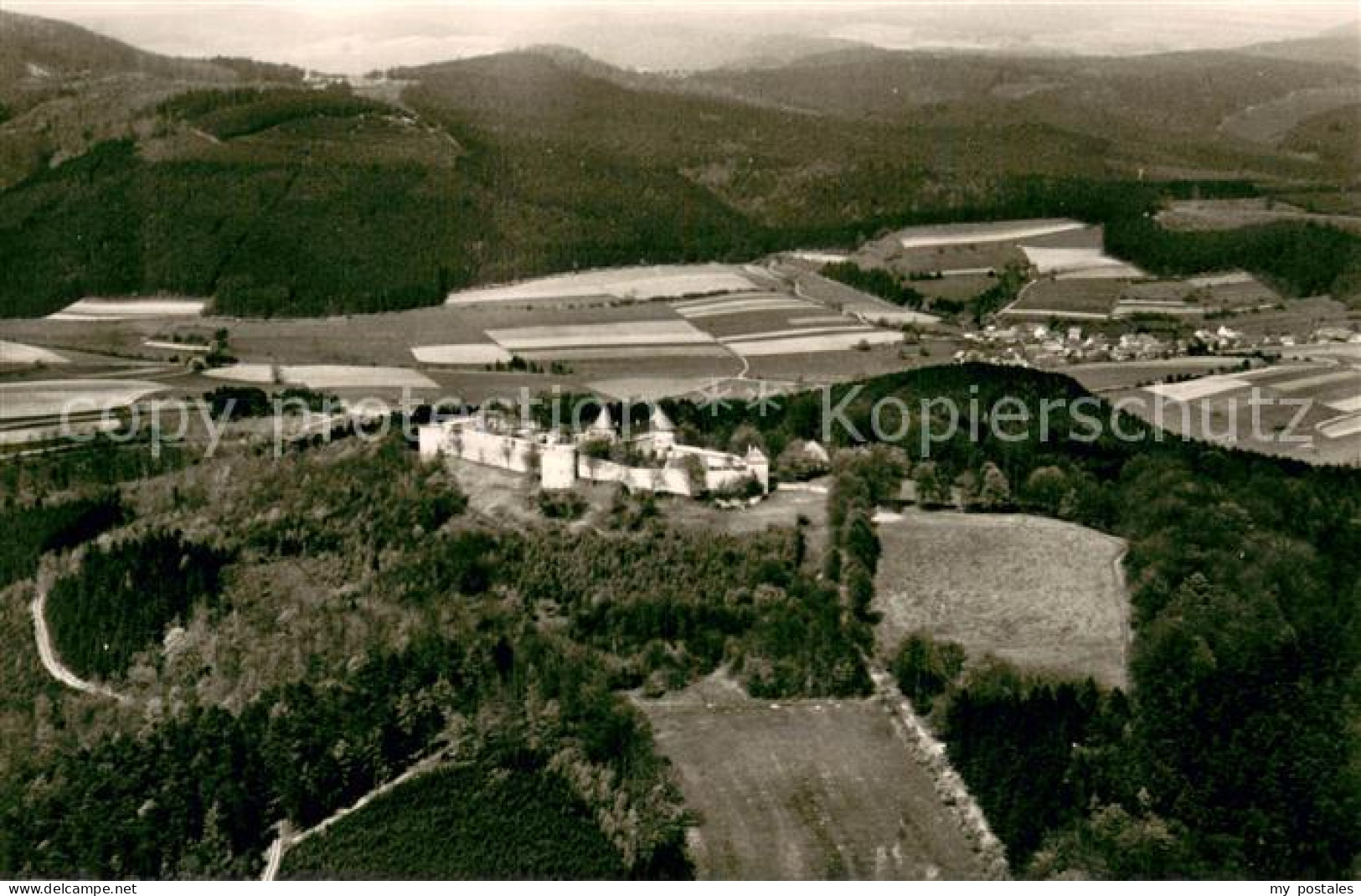 73725306 Burg Herzberg Fliegeraufnahme Burg Herzberg - Altri & Non Classificati