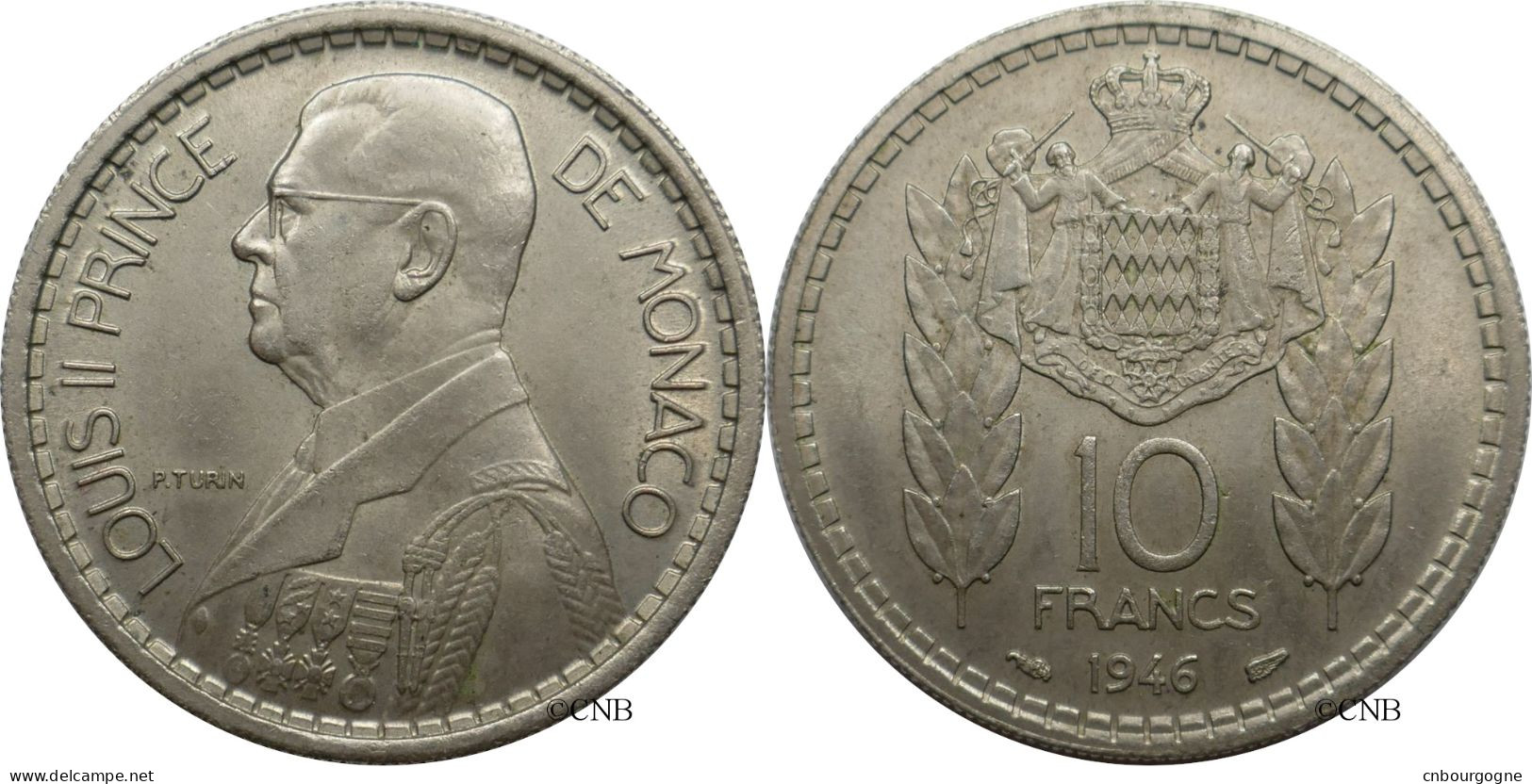 Monaco - Principauté - Louis II - 10 Francs 1946 - SUP/MS60 - Mon6142 - 1922-1949 Luigi II