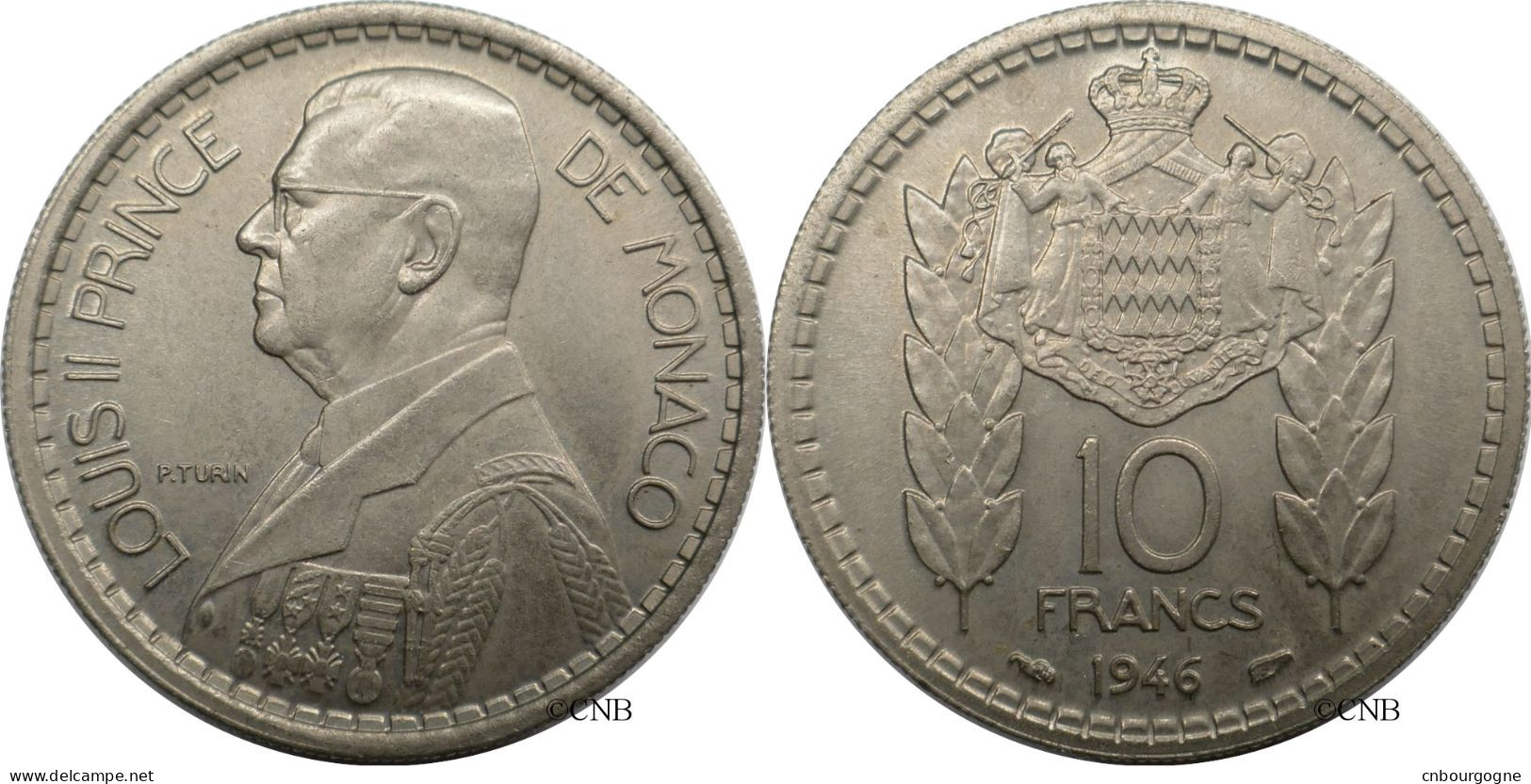 Monaco - Principauté - Louis II - 10 Francs 1946 - SUP/MS60 - Mon6564 - 1922-1949 Luigi II