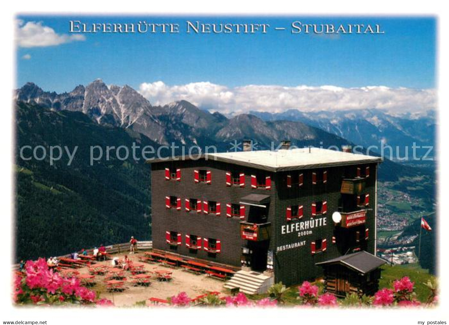 73725291 Neustift Stubaital Tirol Elferhuette Bergrestaurant Panorama Neustift S - Sonstige & Ohne Zuordnung