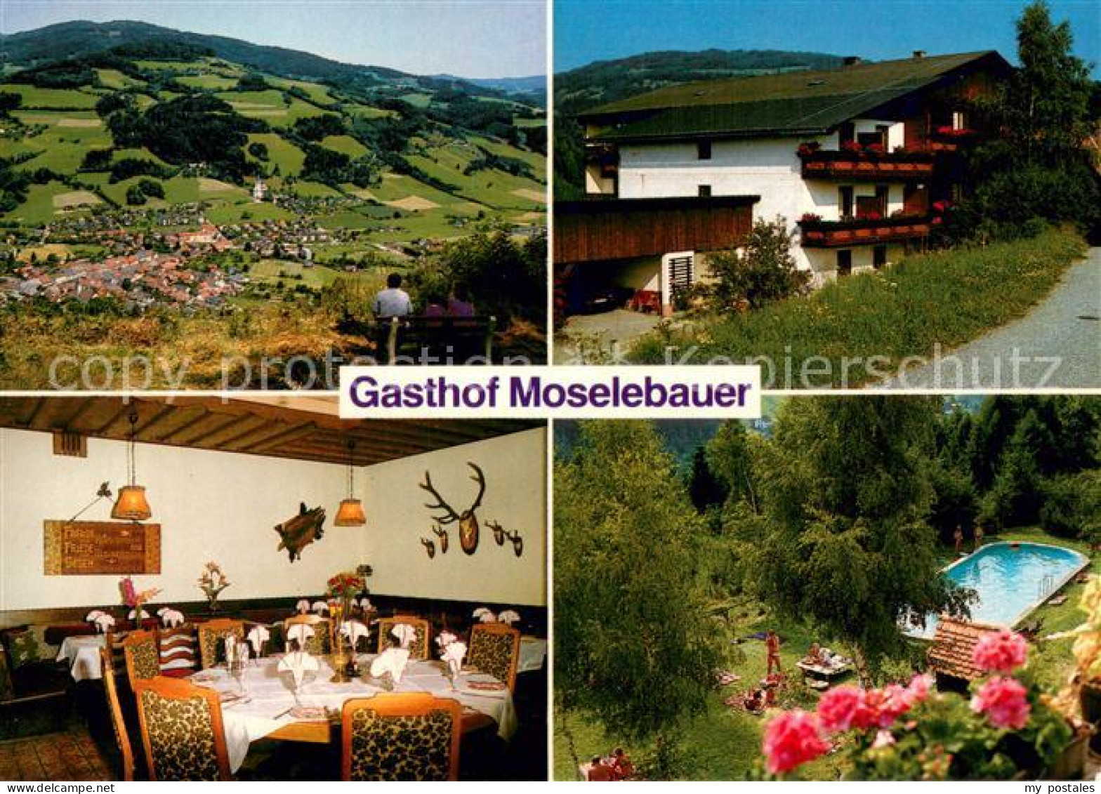 73725280 Bad St Leonhard Lavanttal Panorama Gasthof Moselebauer Gaststube Pool B - Altri & Non Classificati