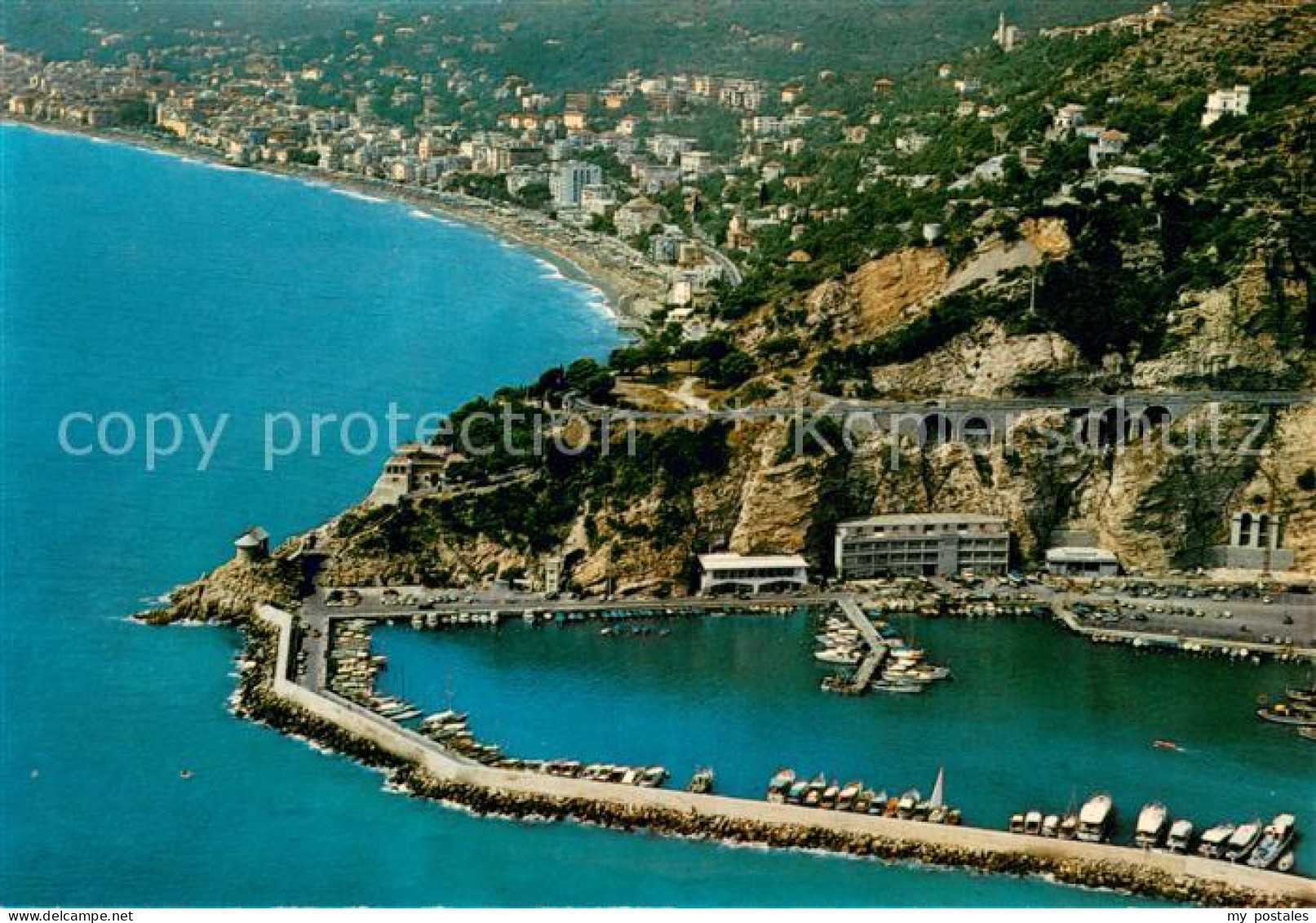 73725243 Alassio Fliegeraufnahme Panorama Riviera Dei Fiori Alassio - Sonstige & Ohne Zuordnung