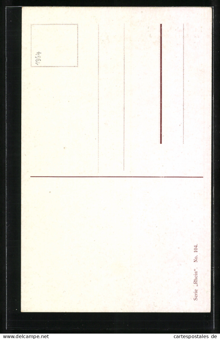 AK National-Denkmal Auf Dem Niederwald, Partie Am Denkmal  - Andere & Zonder Classificatie