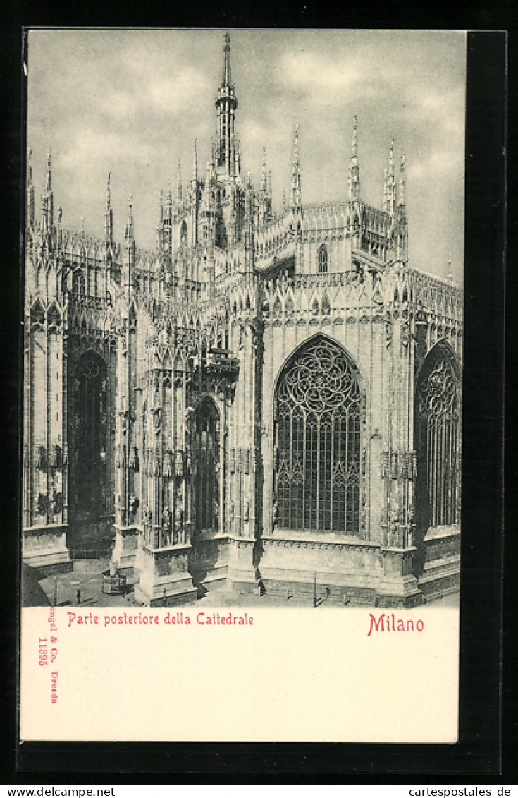 AK Milano, Parte Posteriore Della Cattedrale  - Sonstige & Ohne Zuordnung