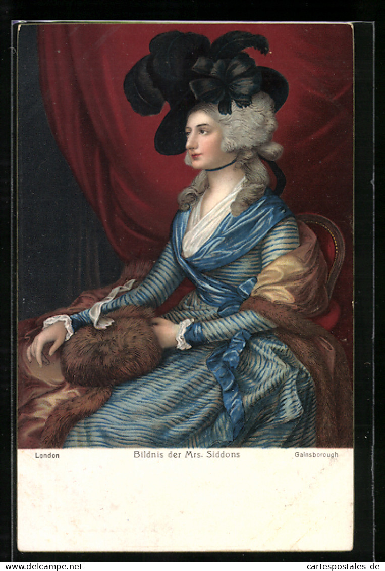 Künstler-AK Stengel & Co. Nr. 29956: Portrait Oif Mrs Siddons, Britische Edeldame  - Sonstige & Ohne Zuordnung