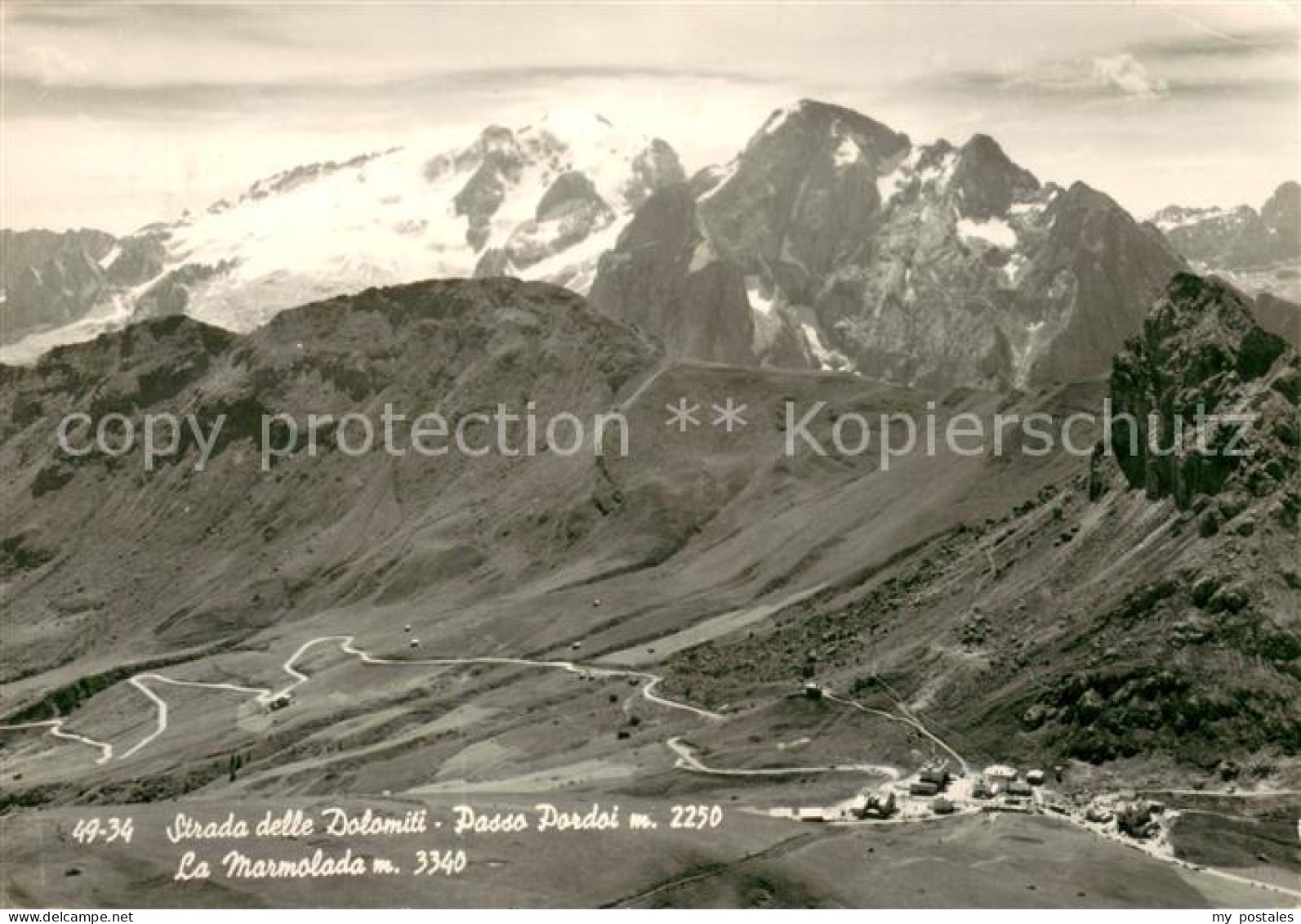 73725218 Passo Pordoi IT Strada Delle Dolomiti La Marmolada  - Sonstige & Ohne Zuordnung