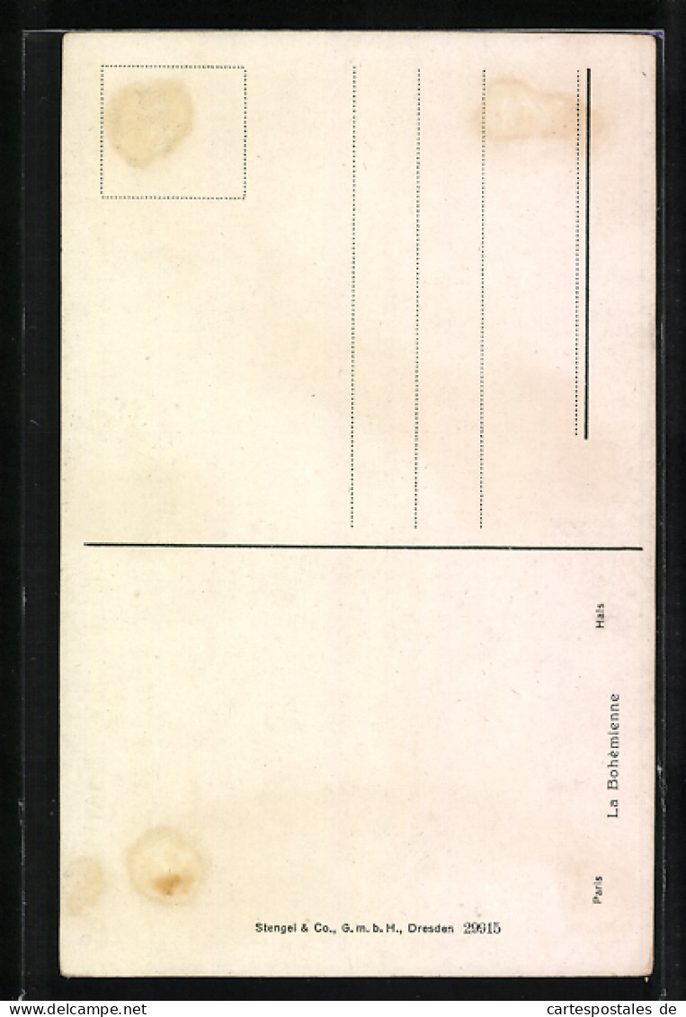 Künstler-AK Stengel & Co. Nr. 29915: La Bohèmienne  - Sonstige & Ohne Zuordnung